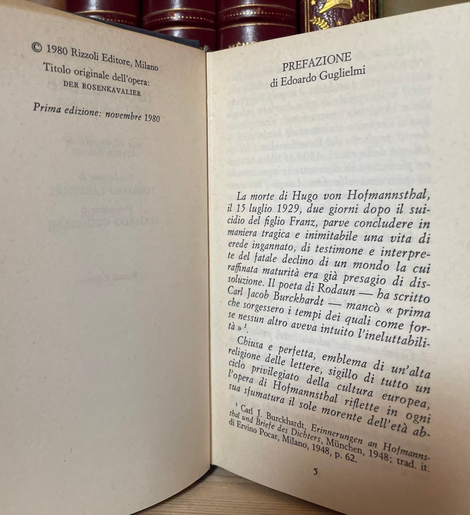 Hugo von Hofmannsthal Il cavaliere della rosa Rizzoli 1980 - immagine 7