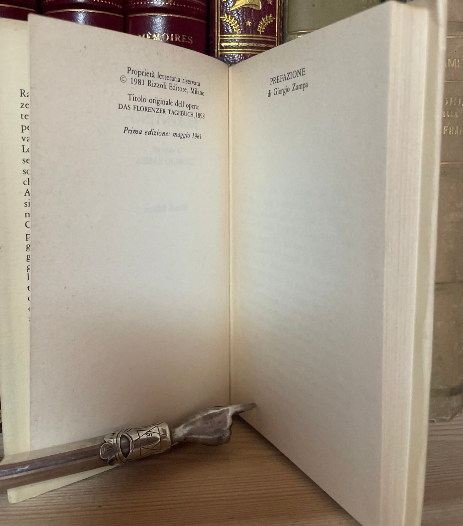 Rilke Il diario fiorentino a cura di Giorgio Zampa Rizzoli 1981 - immagine 6