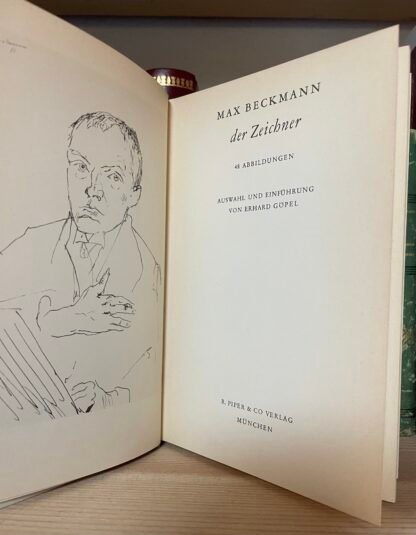 Condividi Max Beckmann der Zeichner 48 Abbildungen Piper & Co Verlag 1954 - immagine 4