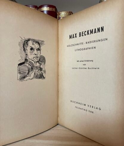Max Beckmann Holzschnitte Radierungen Lithographien Piper Co 1954 - immagine 3