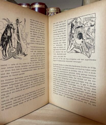 Max Beckmann Holzschnitte Radierungen Lithographien Piper Co 1954 - immagine 5
