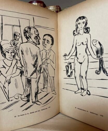 Max Beckmann Holzschnitte Radierungen Lithographien Piper Co 1954 - immagine 7