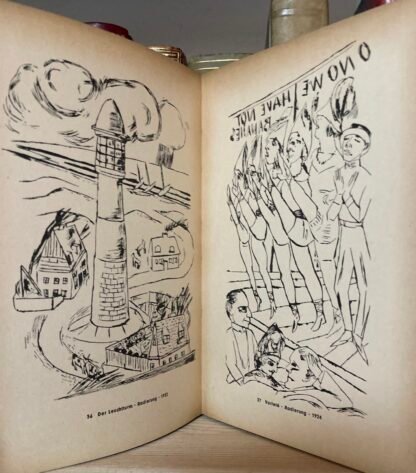 Max Beckmann Holzschnitte Radierungen Lithographien Piper Co 1954 - immagine 9