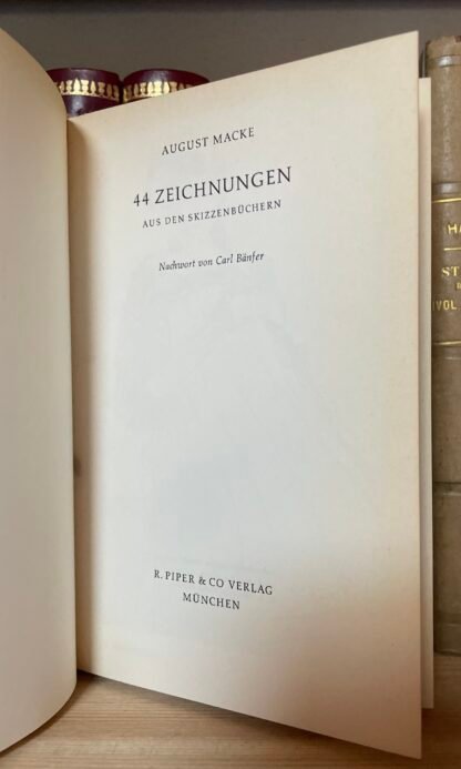 Macke 44 Zeichnungen aus den Skizzenbüchern Piper Co 1959 - immagine 4