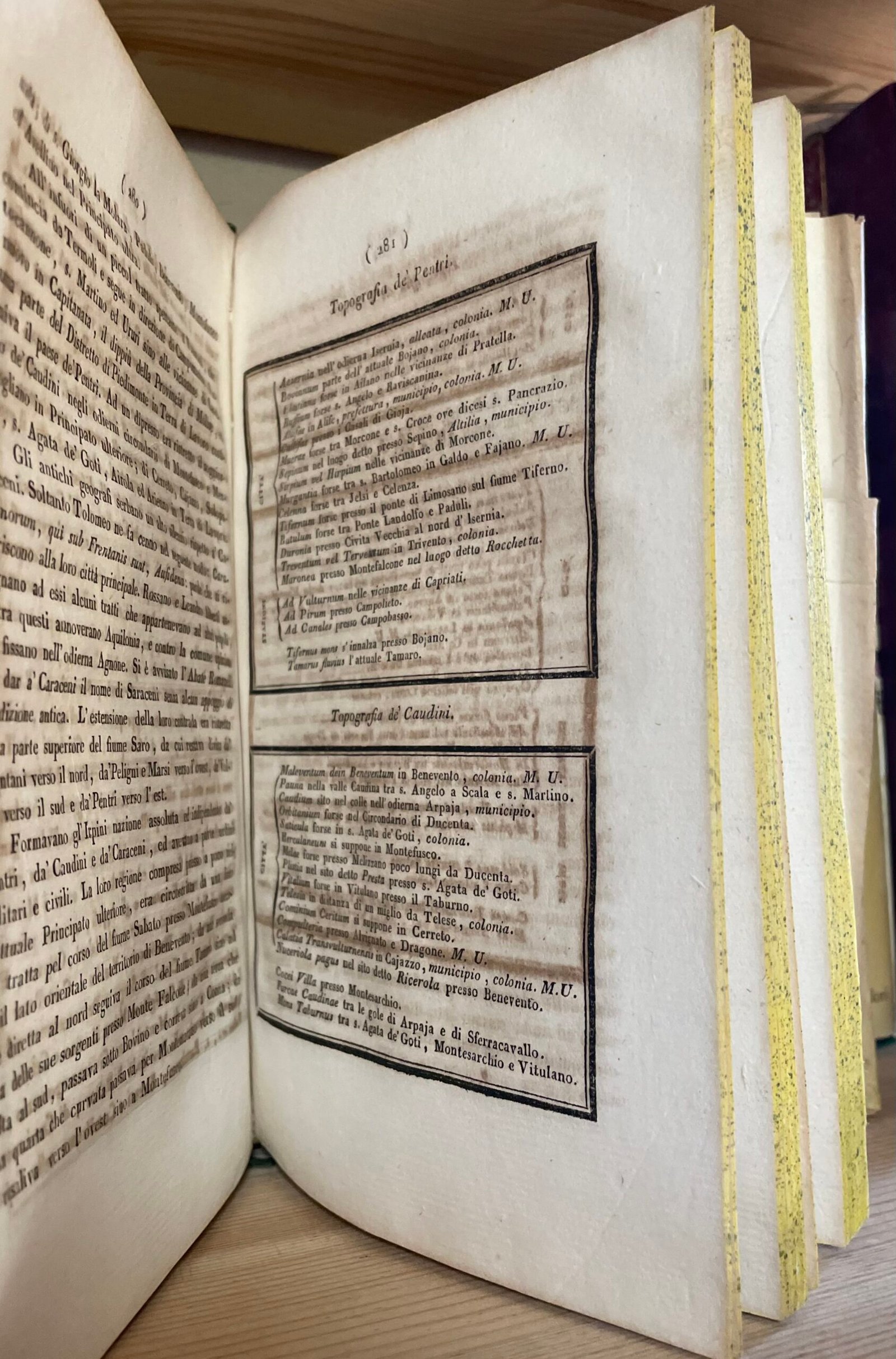 Giuseppe Del Re Descrizione topografica d'reali dominj al di qua del faro nel Regno delle due Sicilie 2 Tomi Tipografia dentro la Pietà de' Turchini 1830-1835 - immagine 35