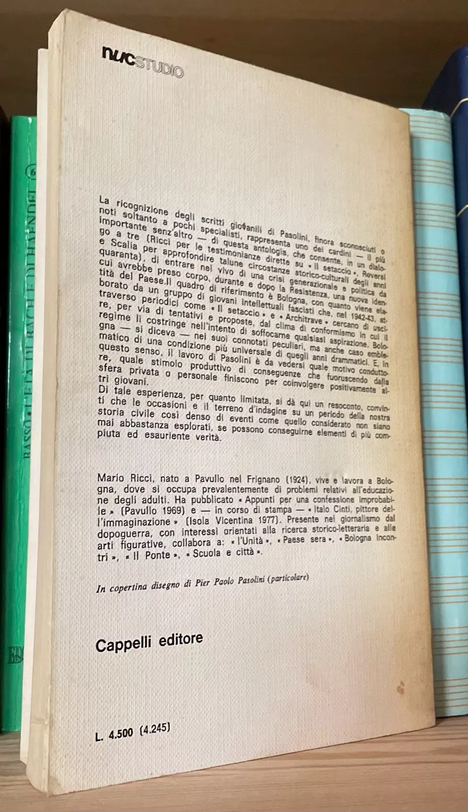 Pasolini e il setaccio 1942/1943 a cura di Mario Ricci Cappelli 1977 - immagine 2