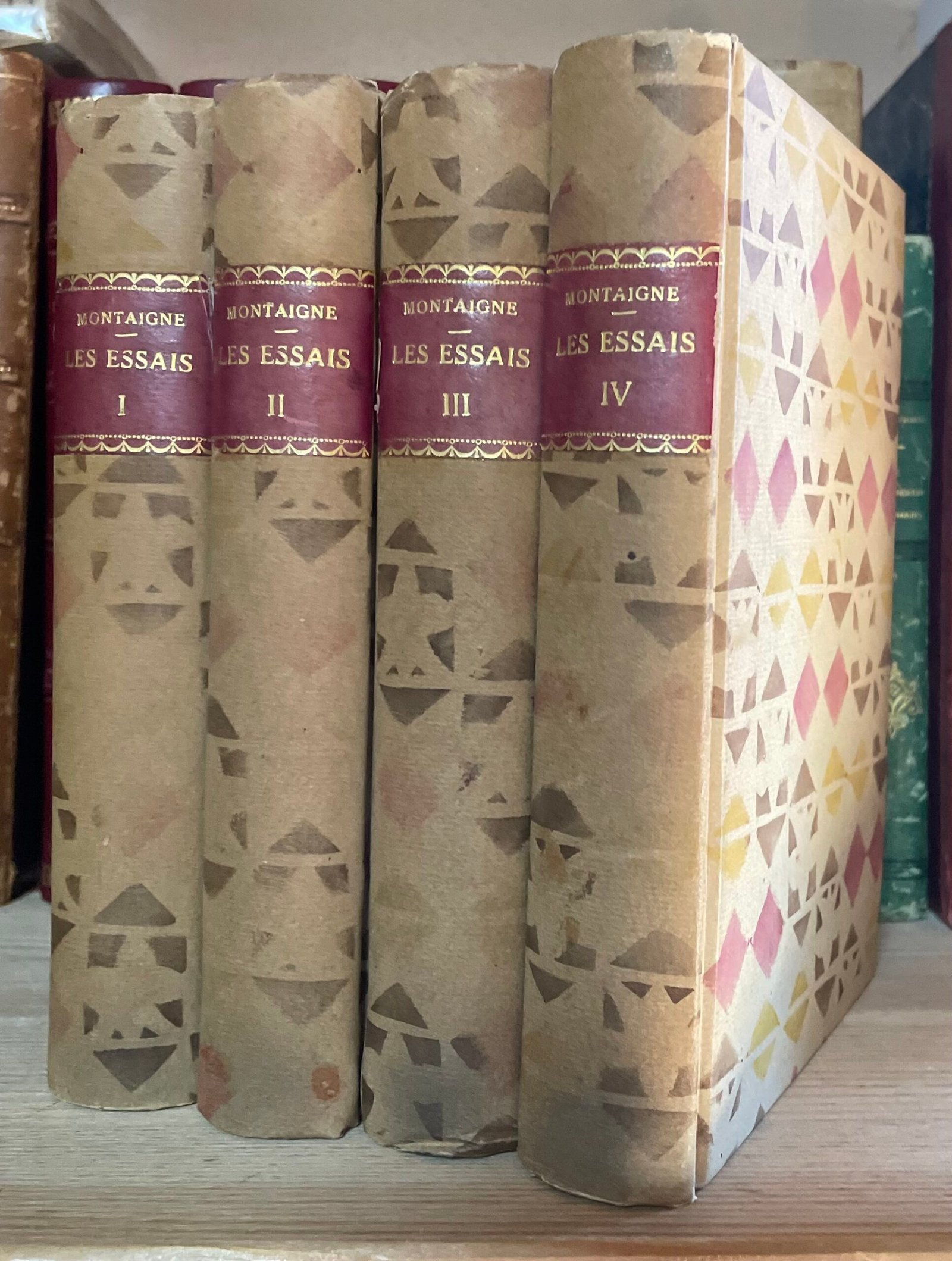 Les essais de Montaigne 4 volumes Flammarion éditeur sans date