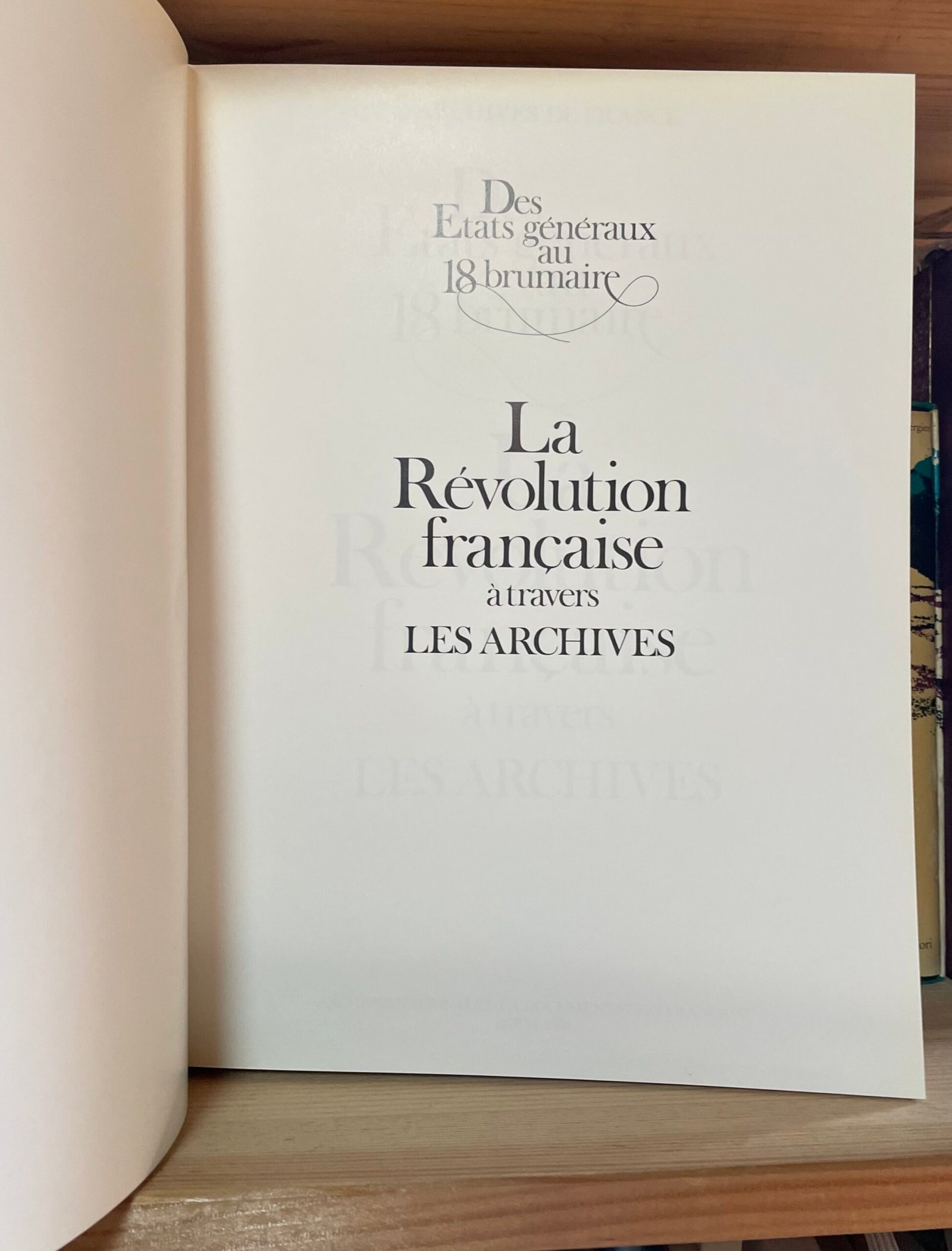 La Révolution française à travers les Archives La Documentation française 1988 - immagine 6