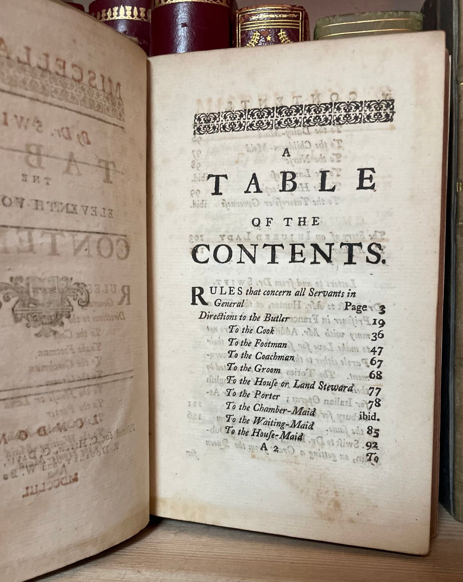 Swift Miscellanies The eleventh volume (directions to servants) 1753 - immagine 13