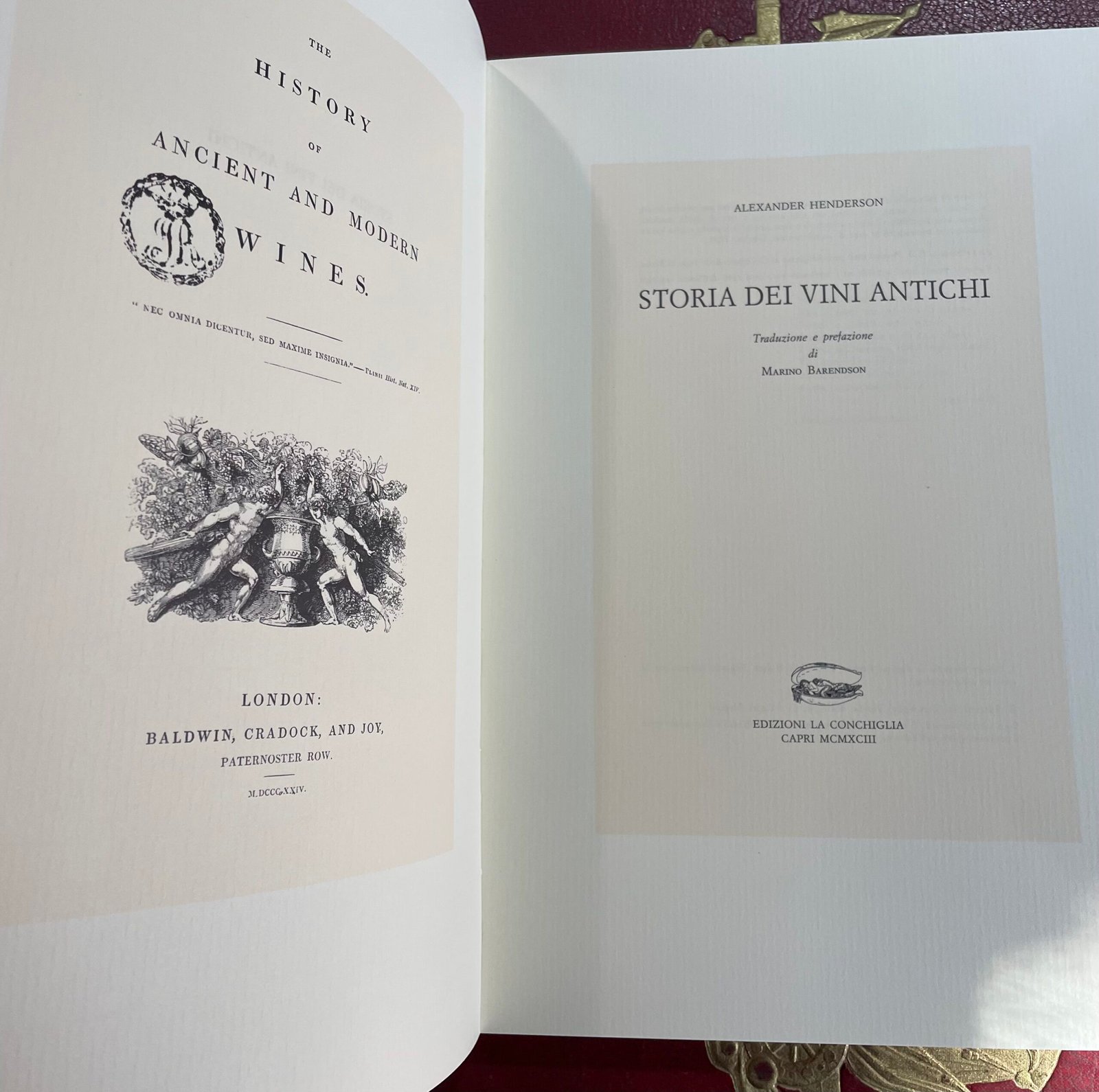 Alexander Henderson Storia dei vini antichi Edizioni la Conchiglia 1993 - immagine 7