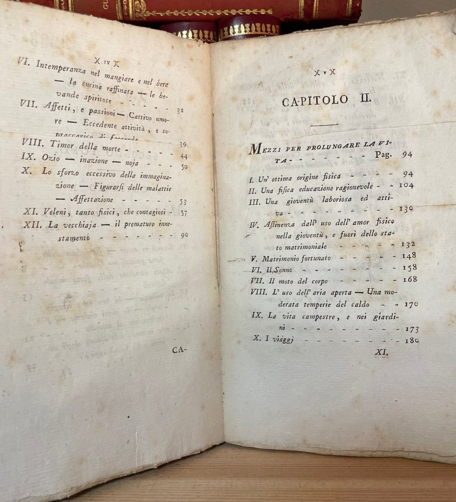 l'Arte di prolungare la vita umana del professore Crist. Guglielmo Hufeland 1799 - immagine 15
