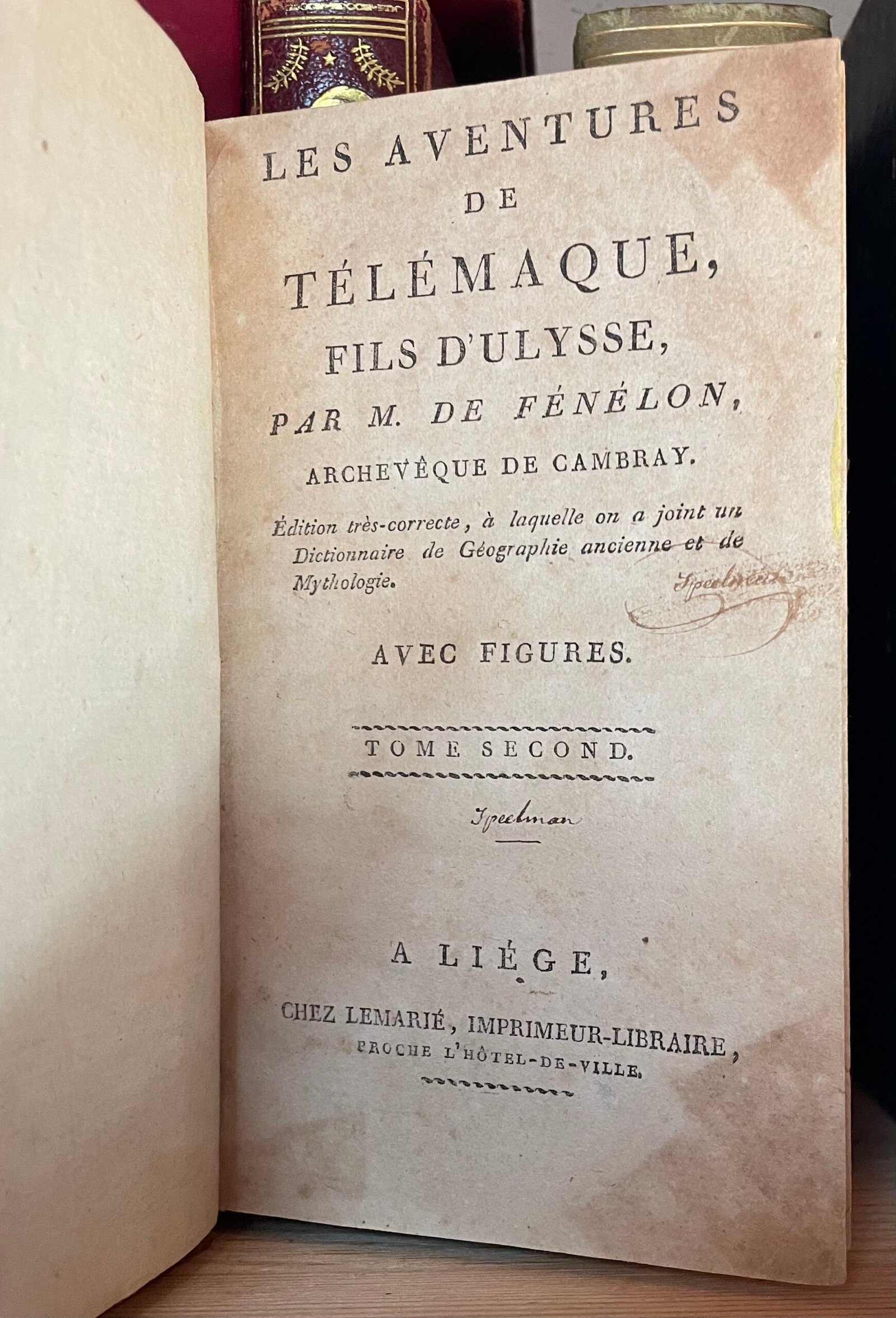 Fénelon Les Aventures de Télémaque fils d'Ulysse avec figures Chez Lemarié - immagine 11