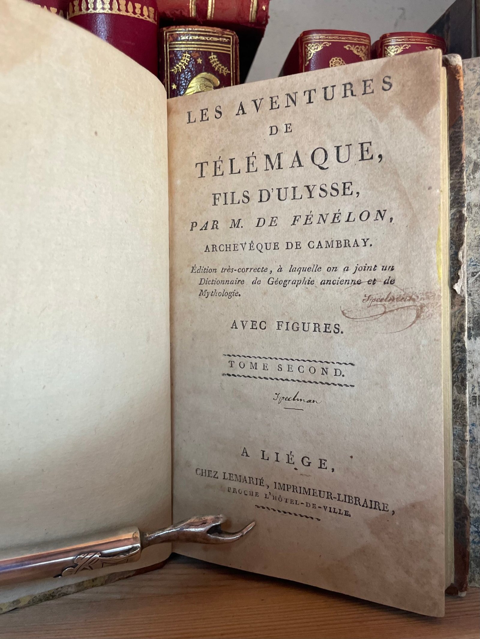 Fénelon Les Aventures de Télémaque fils d'Ulysse avec figures Chez Lemarié - immagine 10