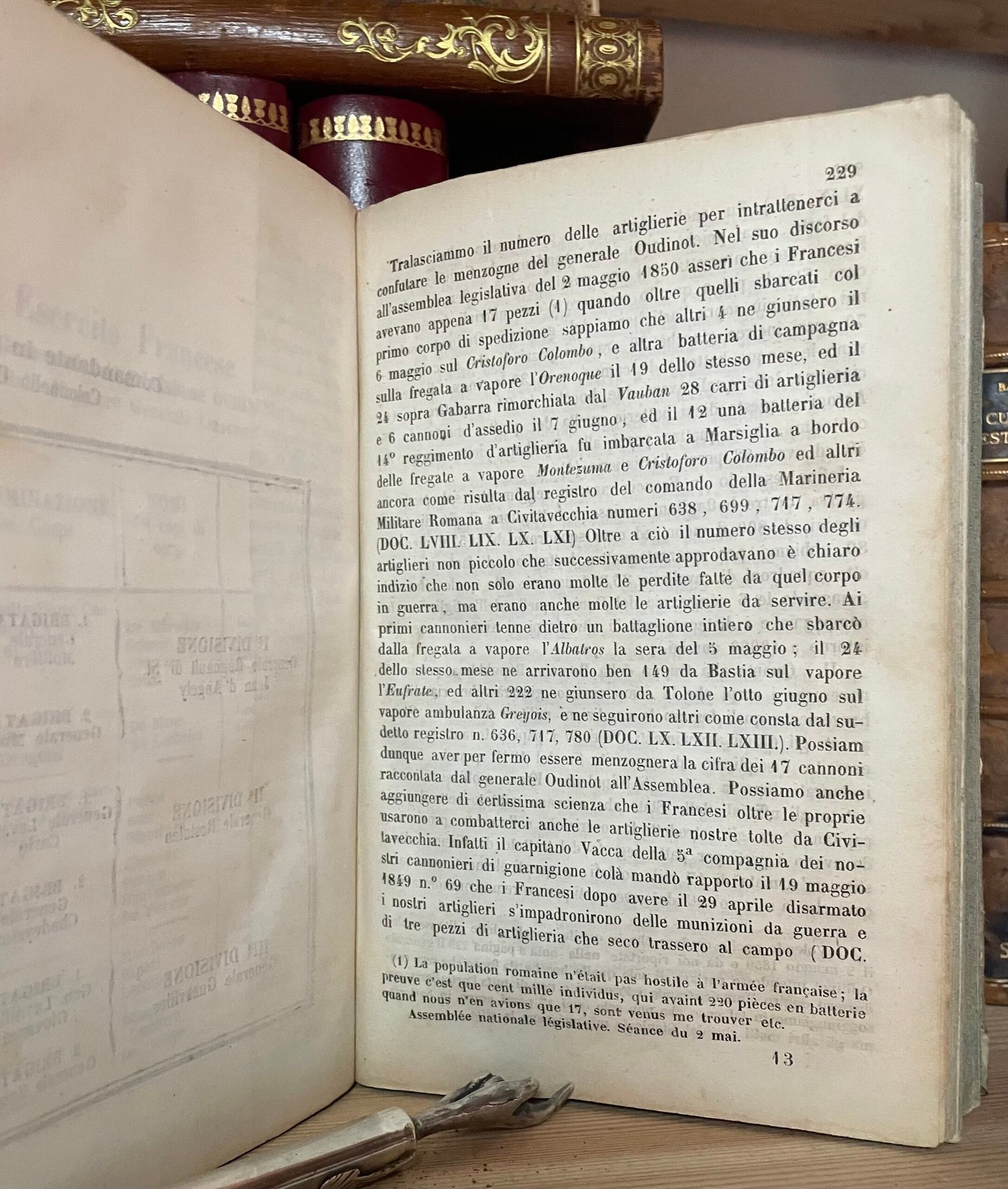 Memorie storiche sull'intervento francese in Roma nel 1849 di Federico Torre vol. 1 Torino 1851 - immagine 15