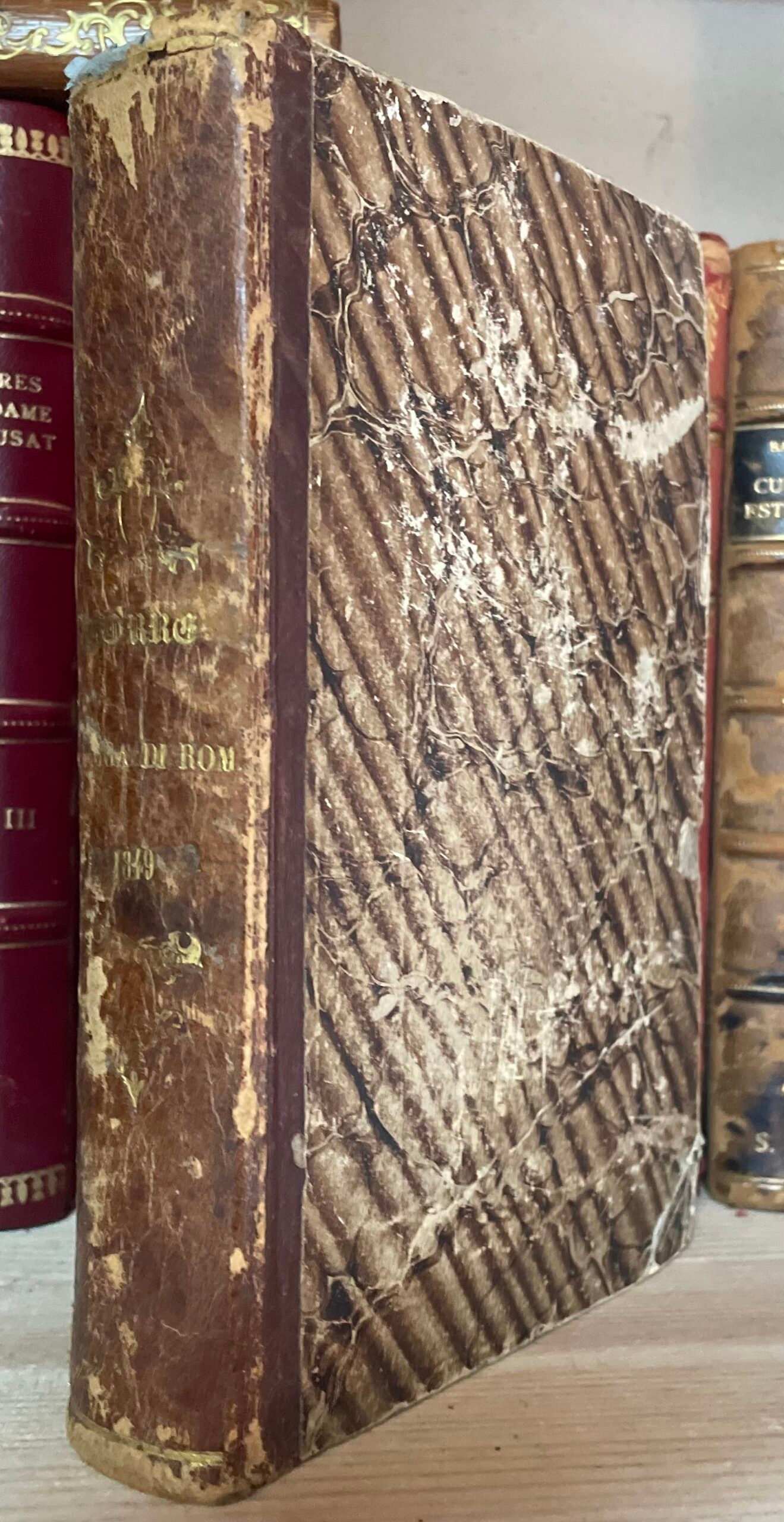 Memorie storiche sull'intervento francese in Roma nel 1849 di Federico Torre vol. 1 Torino 1851