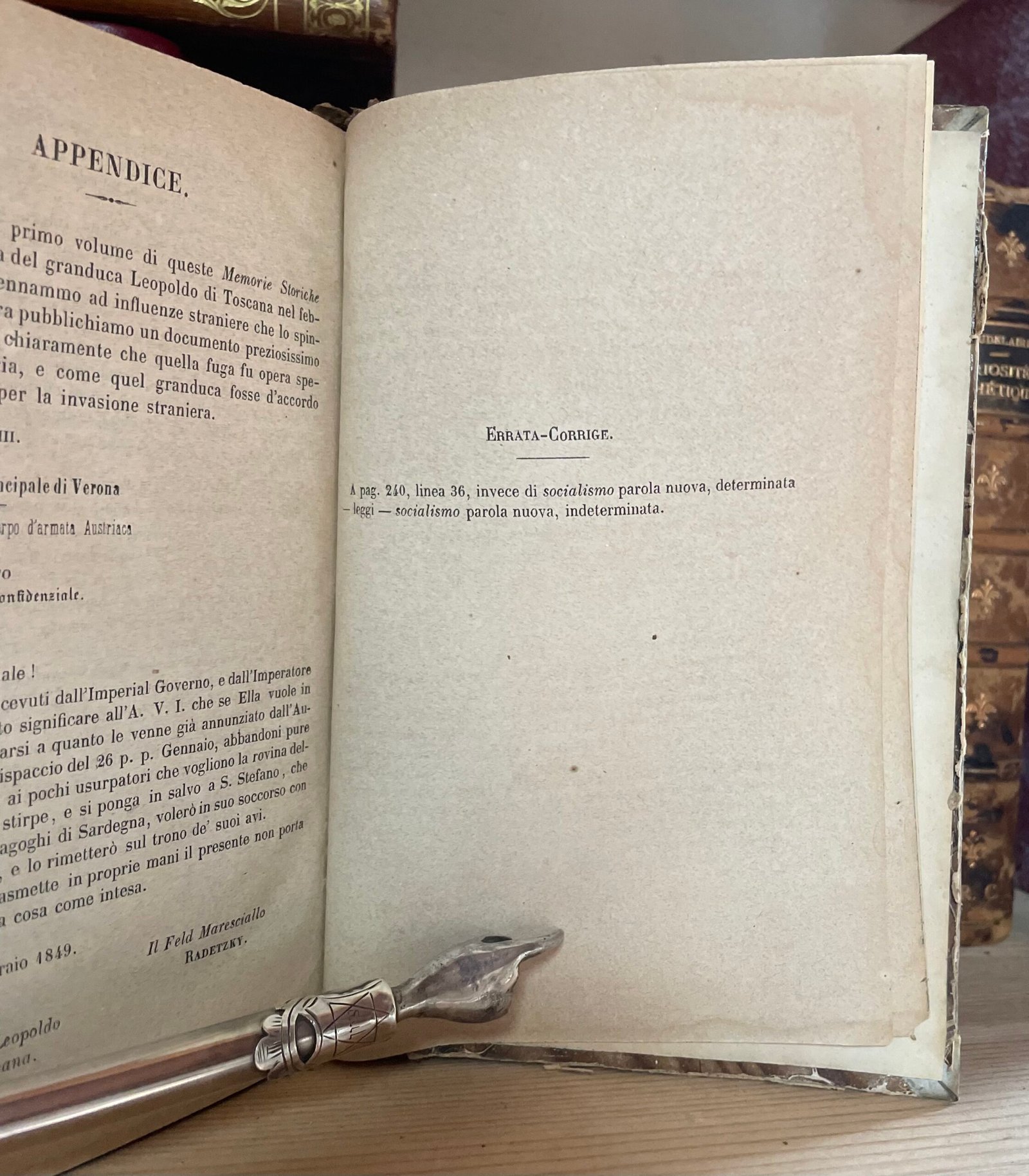 Memorie storiche sull'intervento francese in Roma nel 1849 di Federico Torre vol. 1 Torino 1851 - immagine 21