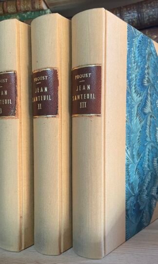 Marcel Proust Jean Santeuil Gallimard 15 mai 1952 tre volumi non numerati