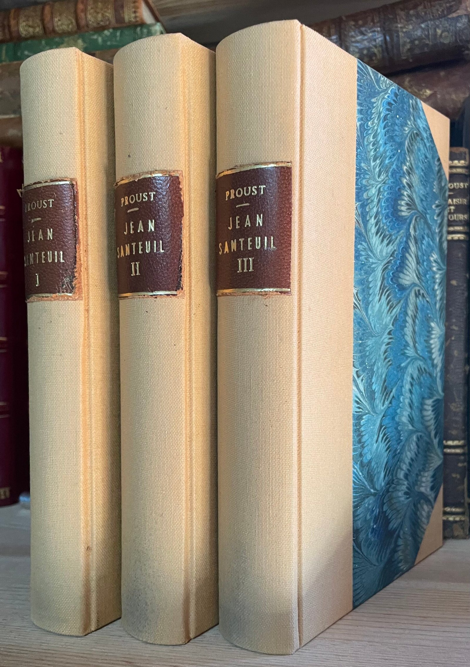 Marcel Proust Jean Santeuil Gallimard 15 mai 1952 tre volumi non numerati