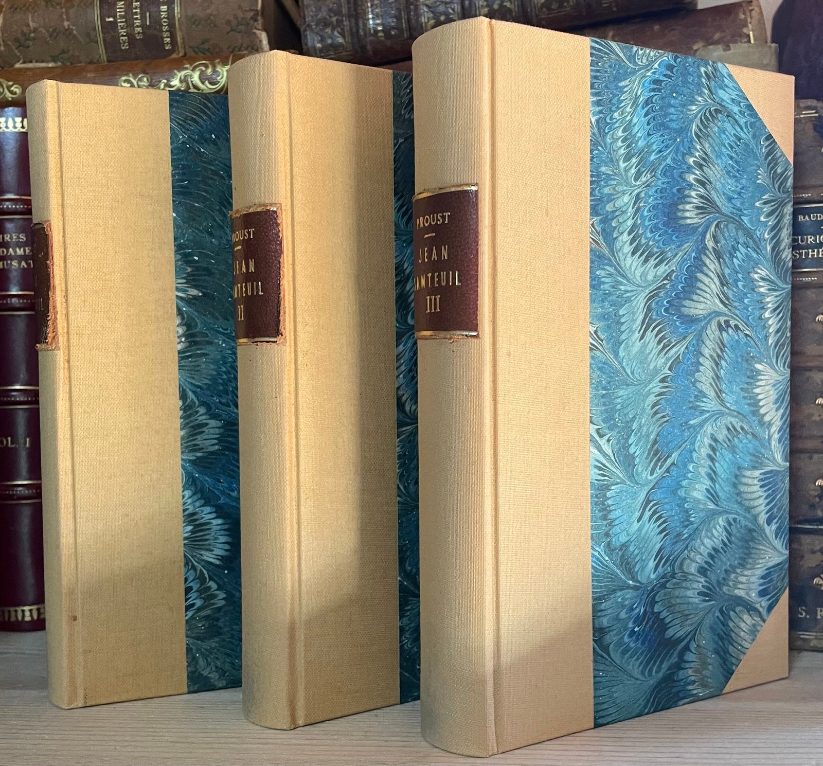 Marcel Proust Jean Santeuil Gallimard 15 mai 1952 tre volumi non numerati - immagine 2