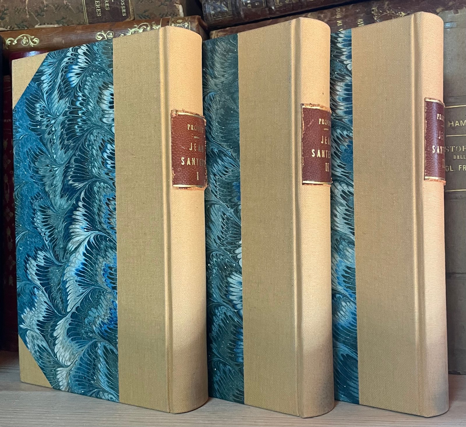 Marcel Proust Jean Santeuil Gallimard 15 mai 1952 tre volumi non numerati - immagine 3