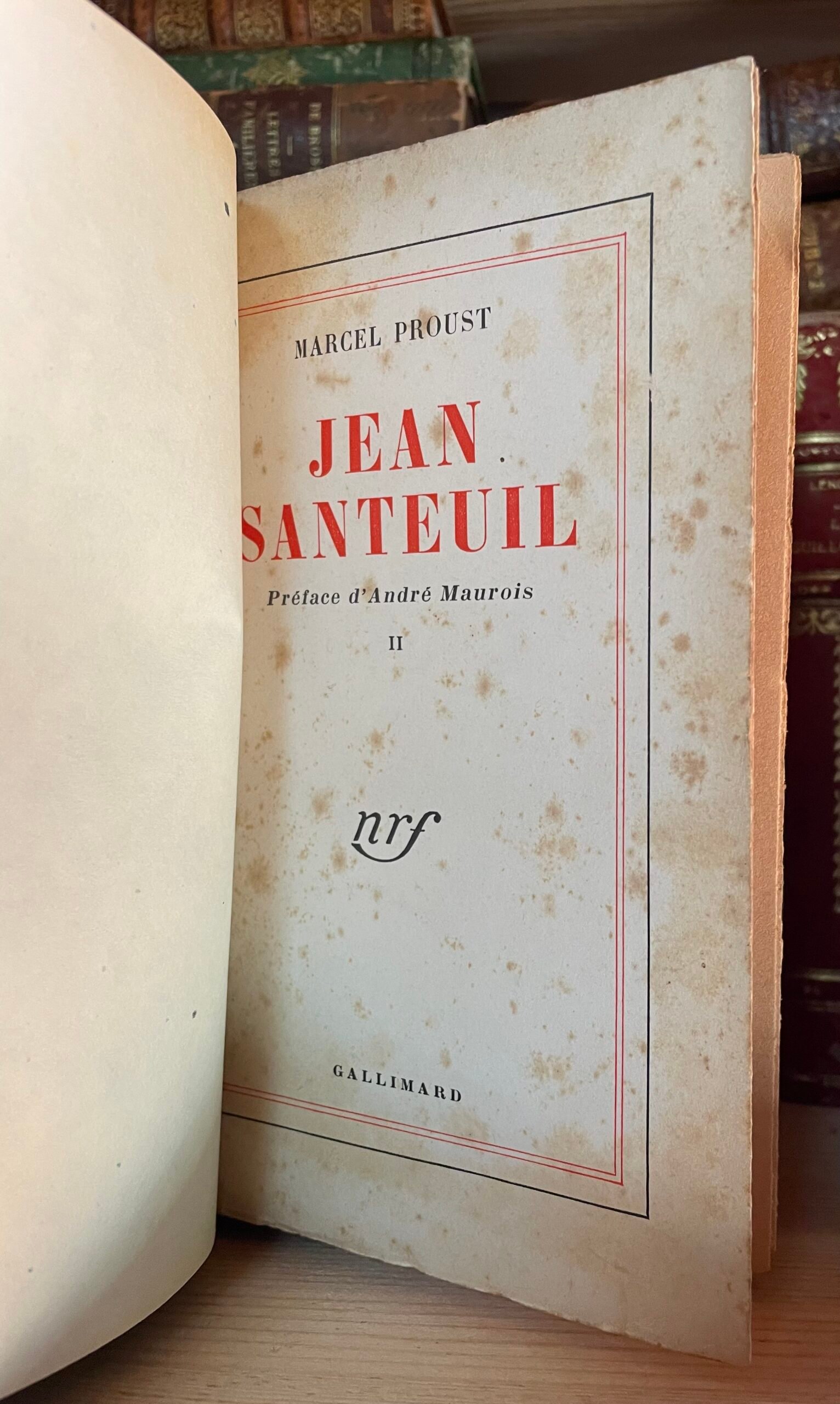 Marcel Proust Jean Santeuil Gallimard 15 mai 1952 tre volumi non numerati - immagine 7