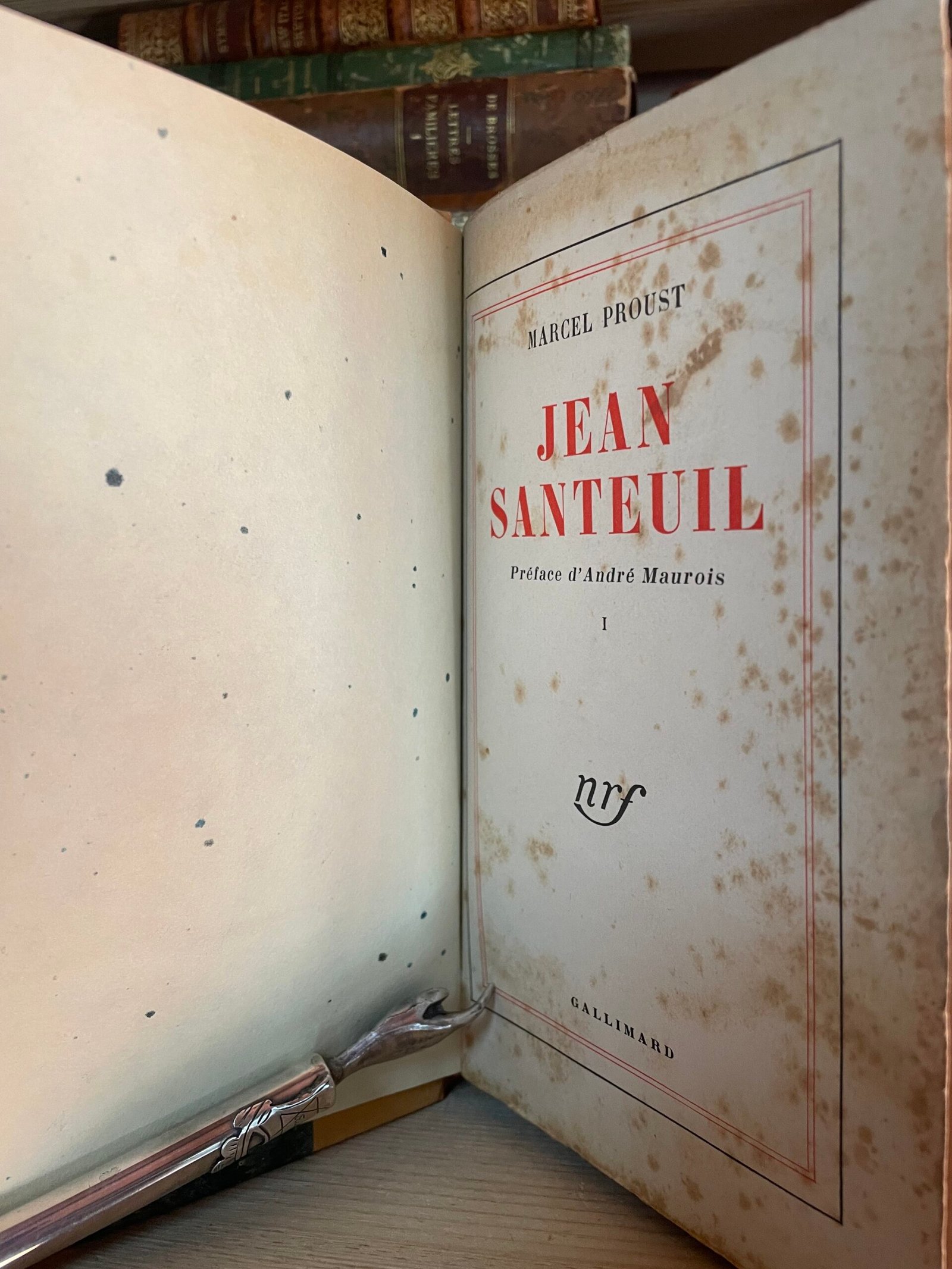 Marcel Proust Jean Santeuil Gallimard 15 mai 1952 tre volumi non numerati - immagine 8