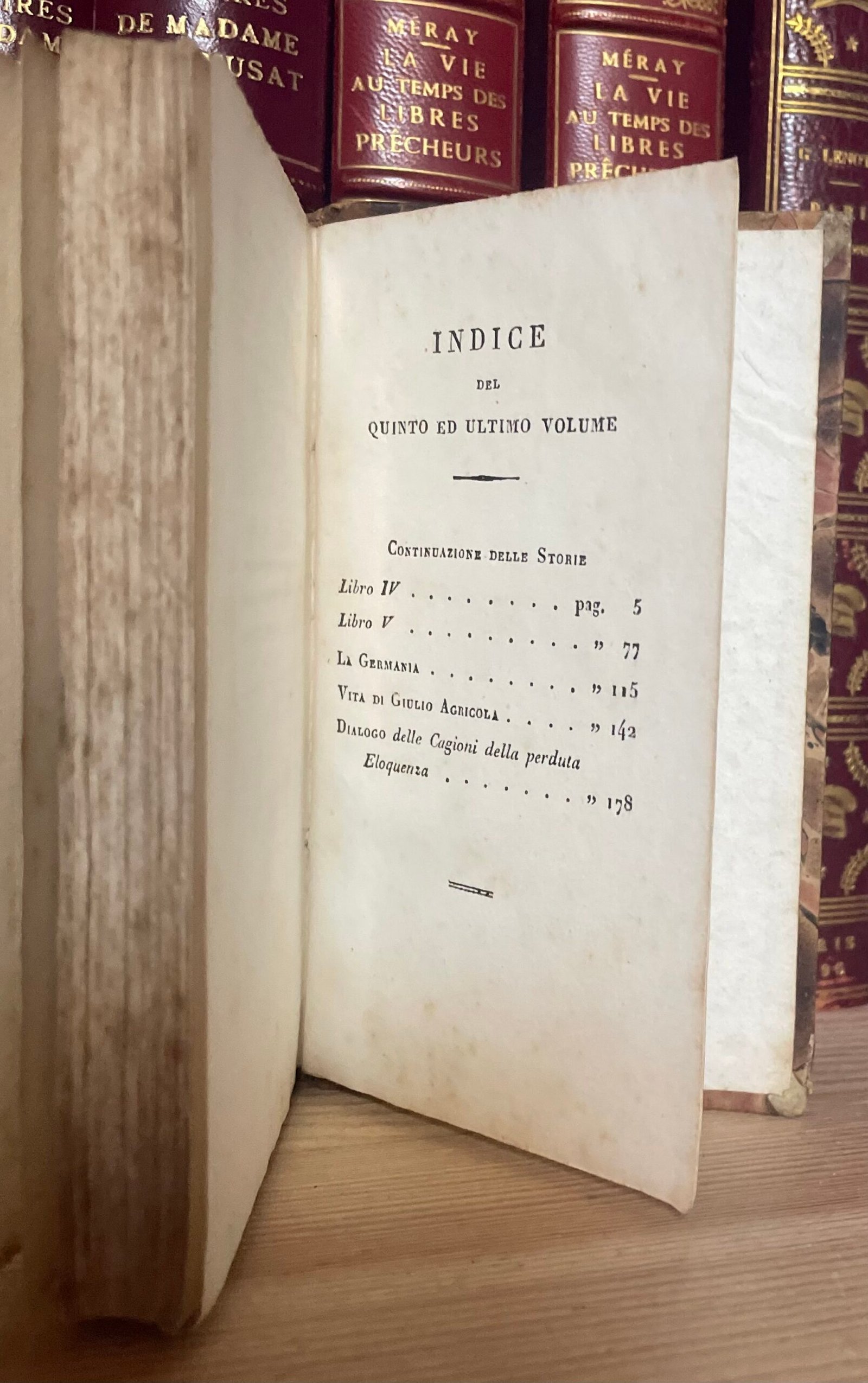 Opere di Cornelio Tacito tradotte da Davanzati coi supplementi di Brotier 1829 - immagine 18