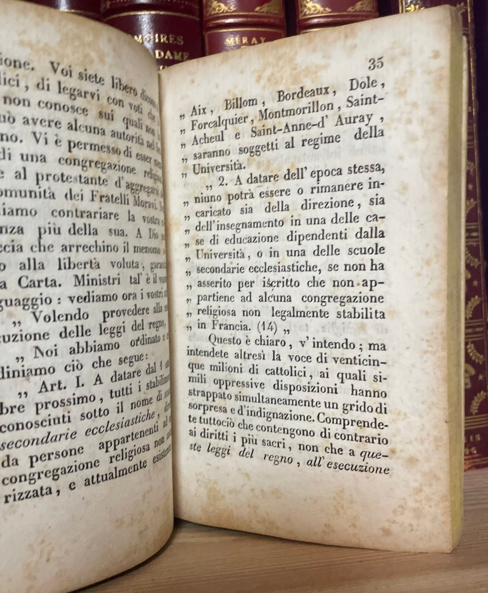 Dei progressi della Rivoluzione e della guerra contro la chiesa dell'abate De La Mennais 1832 - immagine 14