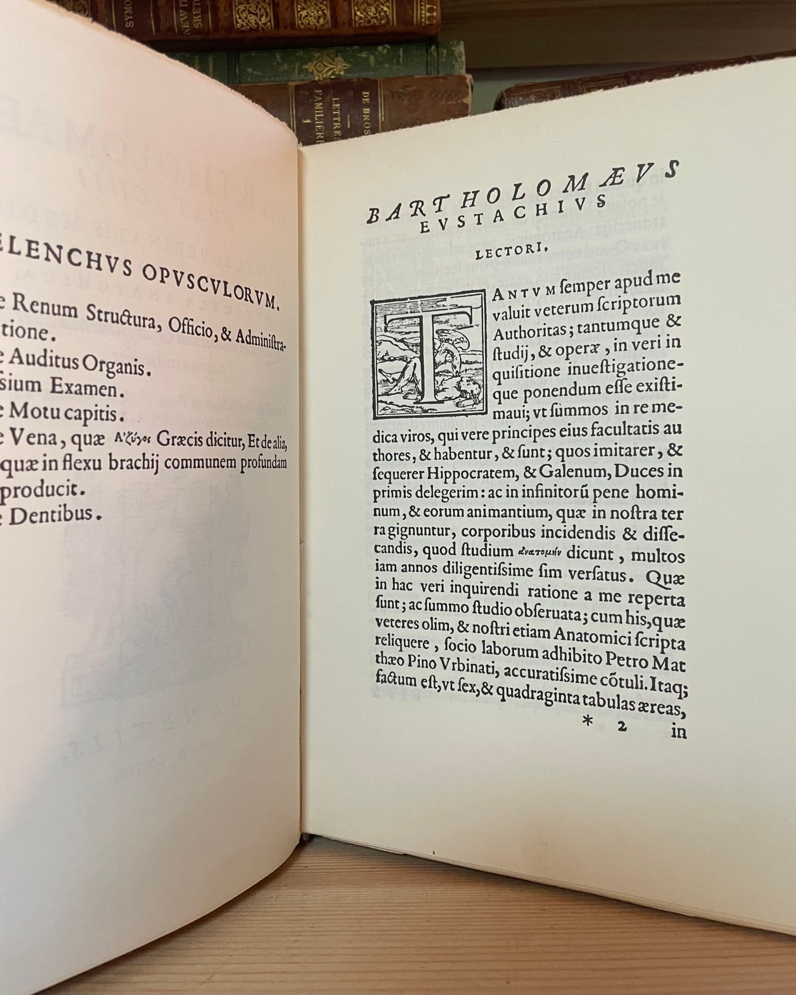Bartholomaei Eustachii Opuscula anatomica riprod. anastatica dell'ed. del 1563 Gallo Cedrone 1980 - immagine 6