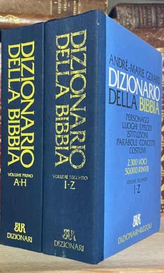 André-Marie Gerard Dizionario della Bibbia Due volumi in Cofanetto BUR 1994