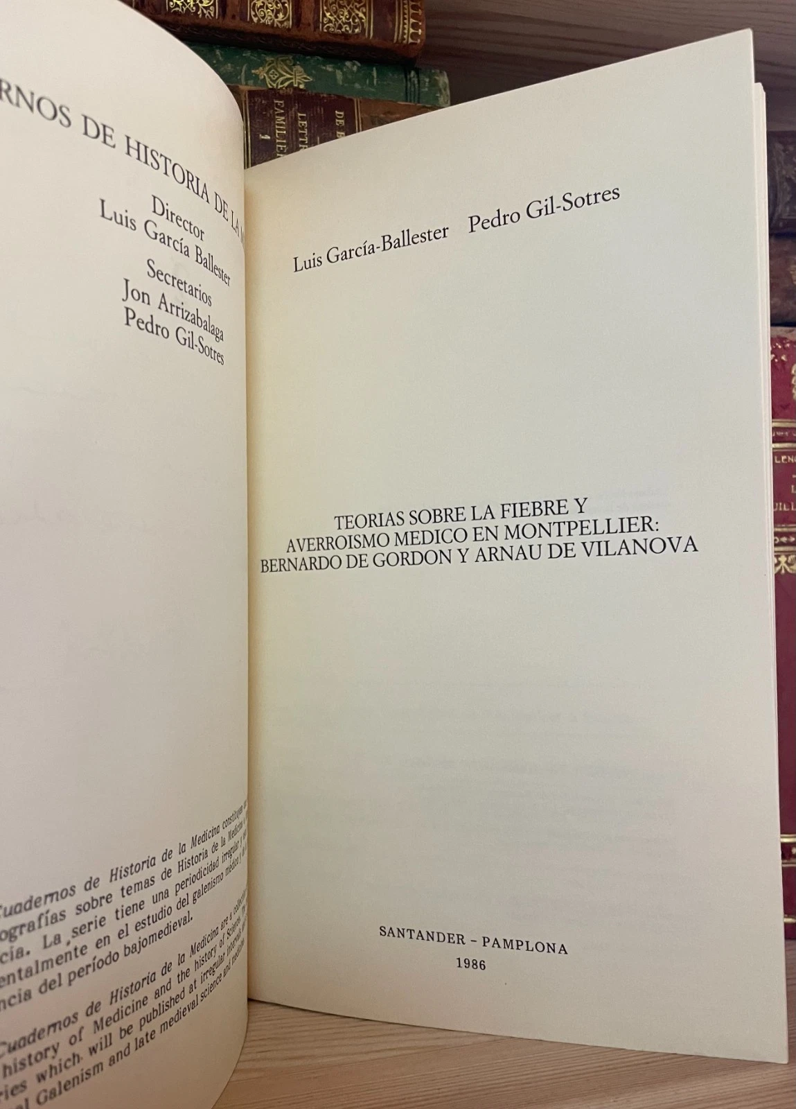 Ballester Sotres Teorías sobre la fiebre y averroismo médico en Montpellier 1986 - immagine 4