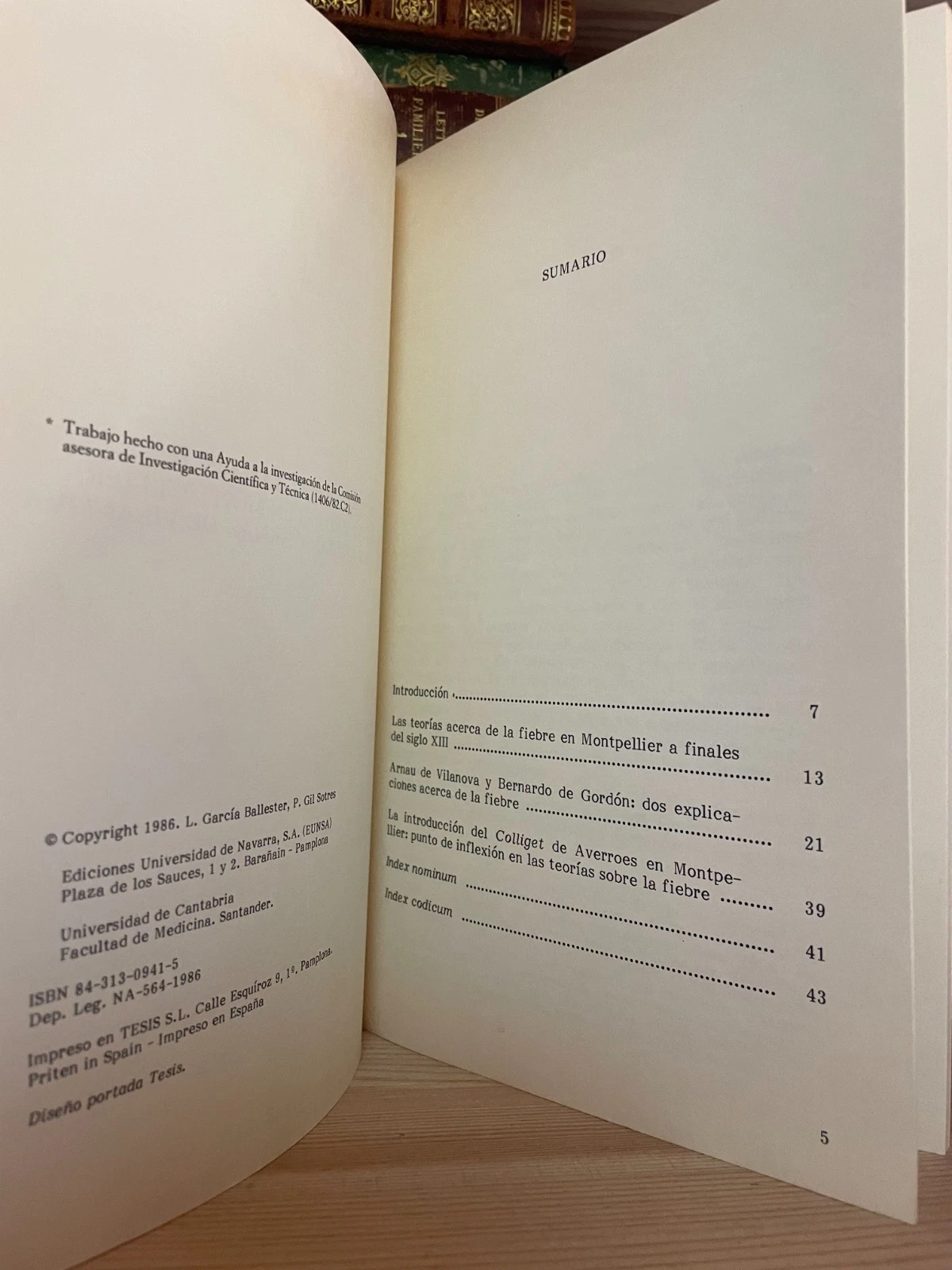 Ballester Sotres Teorías sobre la fiebre y averroismo médico en Montpellier 1986 - immagine 5