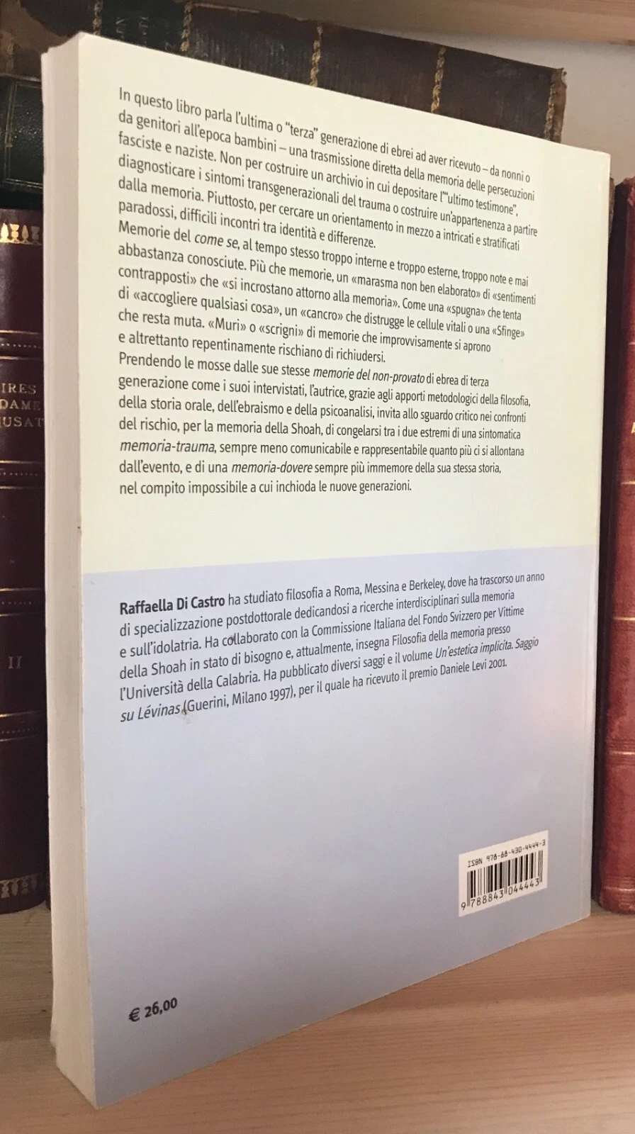Raffaella Di Castro Testimoni del non-provato Carocci 2009 - immagine 2
