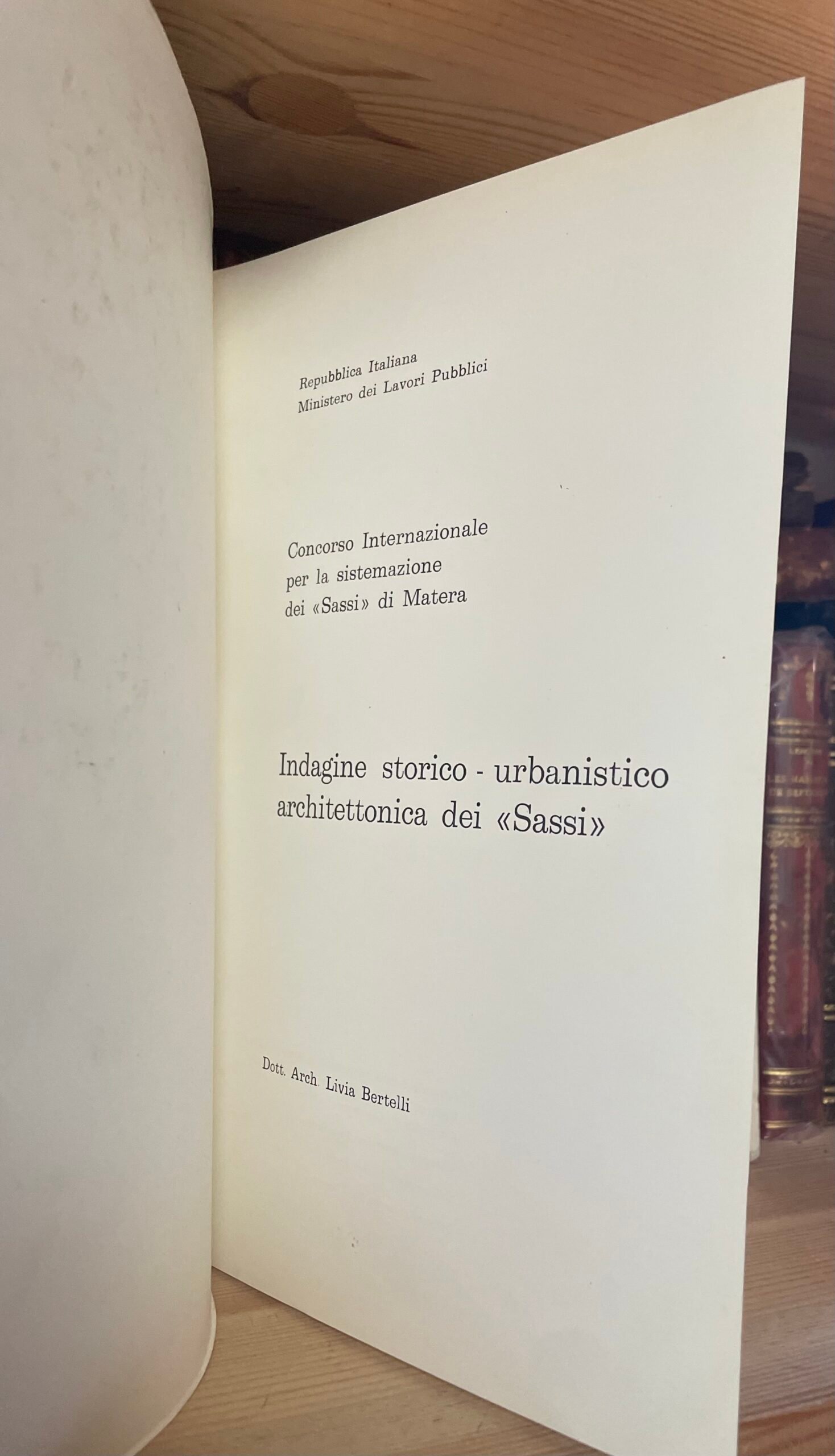 Indagine storico urbanistico architettonica Concorso Int. sui sassi di Matera 74 - immagine 3