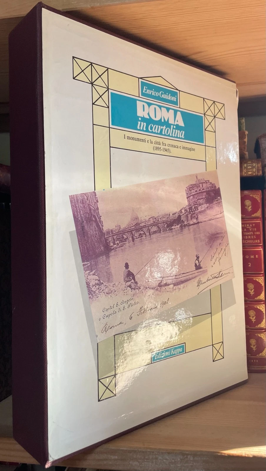 Enrico Guidoni Lazio in cartolina due voll. in cofanetto Edizioni Kappa 1985 - immagine 2