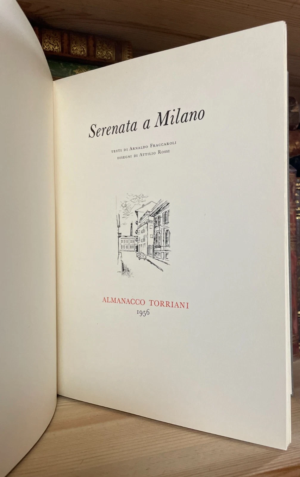 Fraccaroli Rossi Serenata a Milano Almanacco Torriani 1956 Ed. numerata - immagine 5