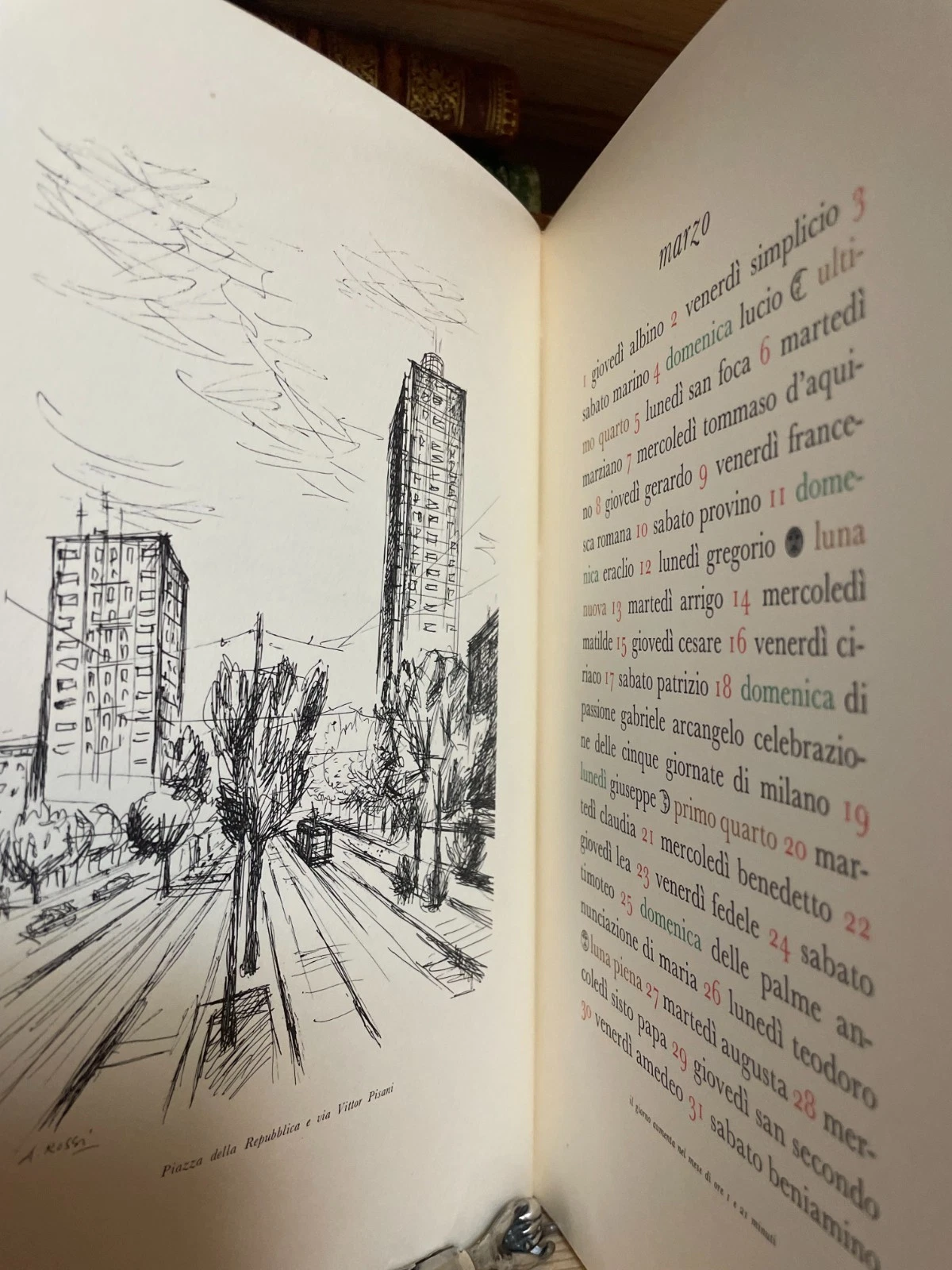 Fraccaroli Rossi Serenata a Milano Almanacco Torriani 1956 Ed. numerata - immagine 9