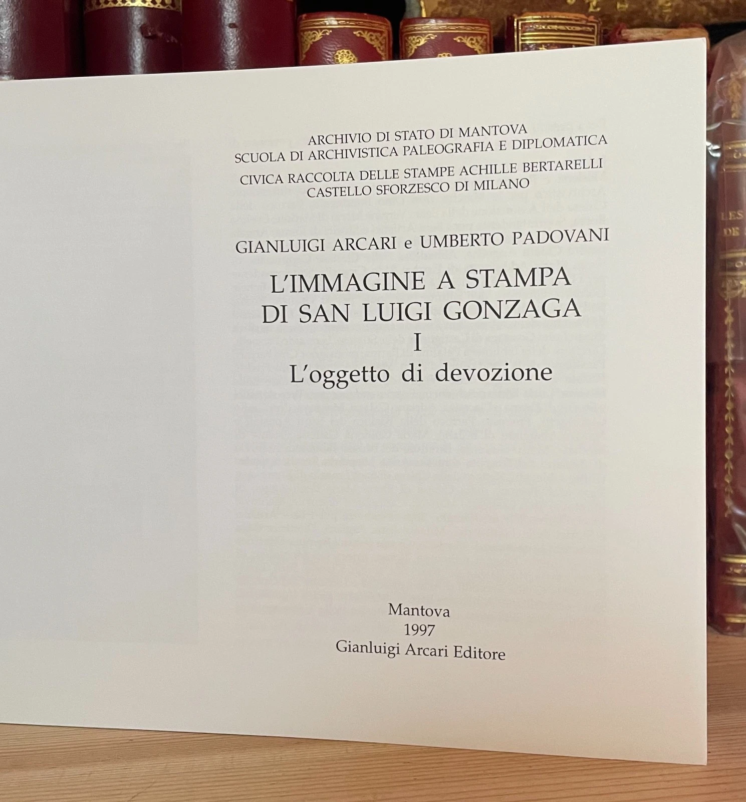 L'immagine a stampa di San Luigi Gonzaga Arcari Editori 1997 Volume 1 - immagine 4