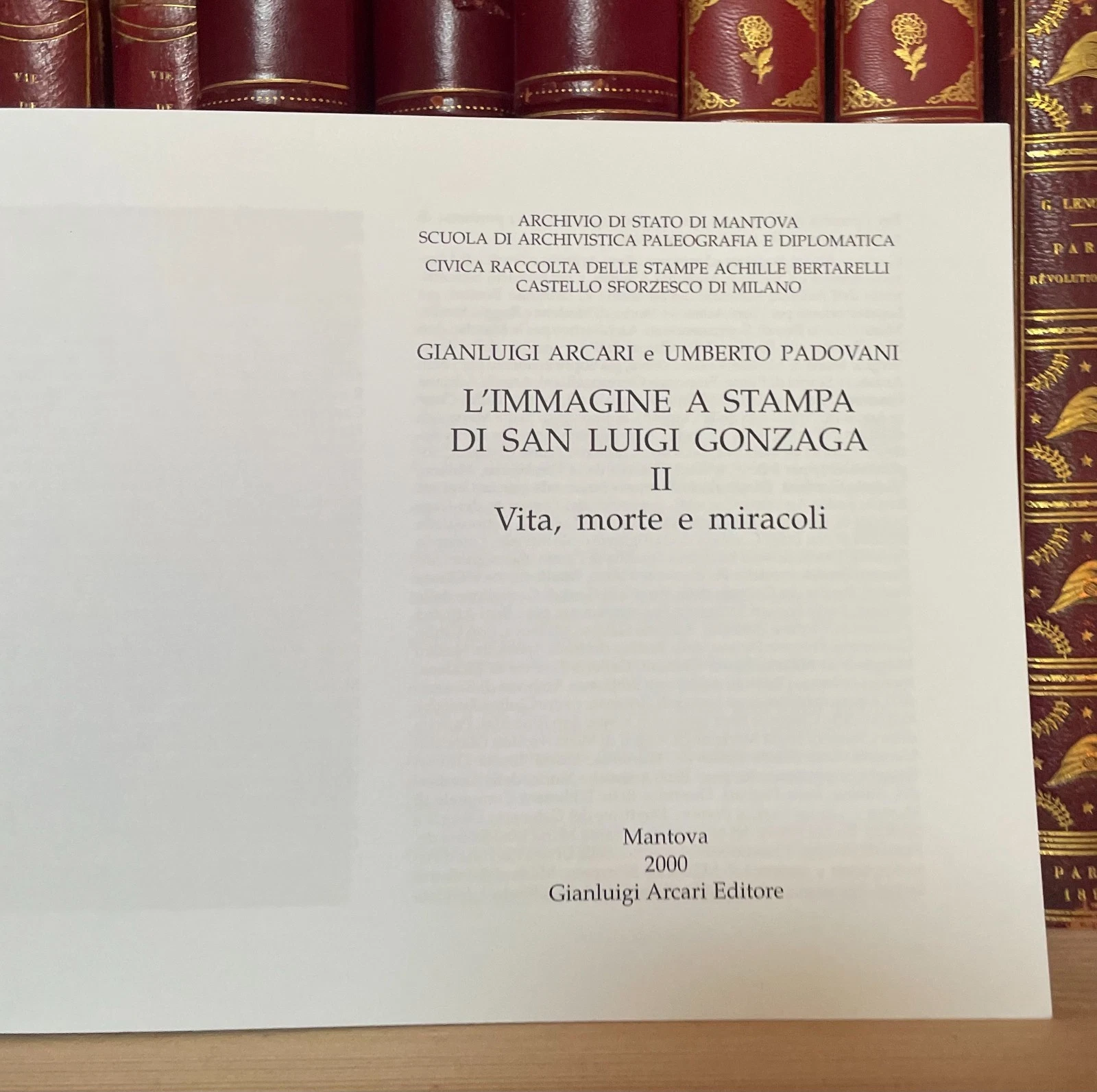 L'immagine a stampa di San Luigi Gonzaga Arcari Editori 2000 volume II - immagine 6