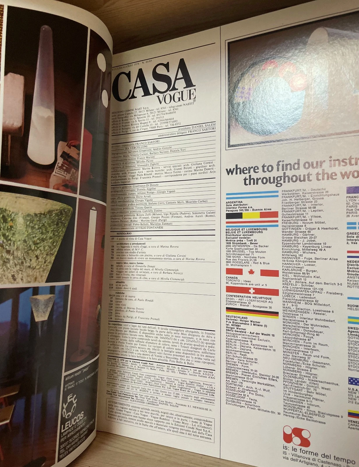 Casa Vogue luglio/agosto 1978 n. 84-85 villa del Cerrettino villa Albrizzi - immagine 3