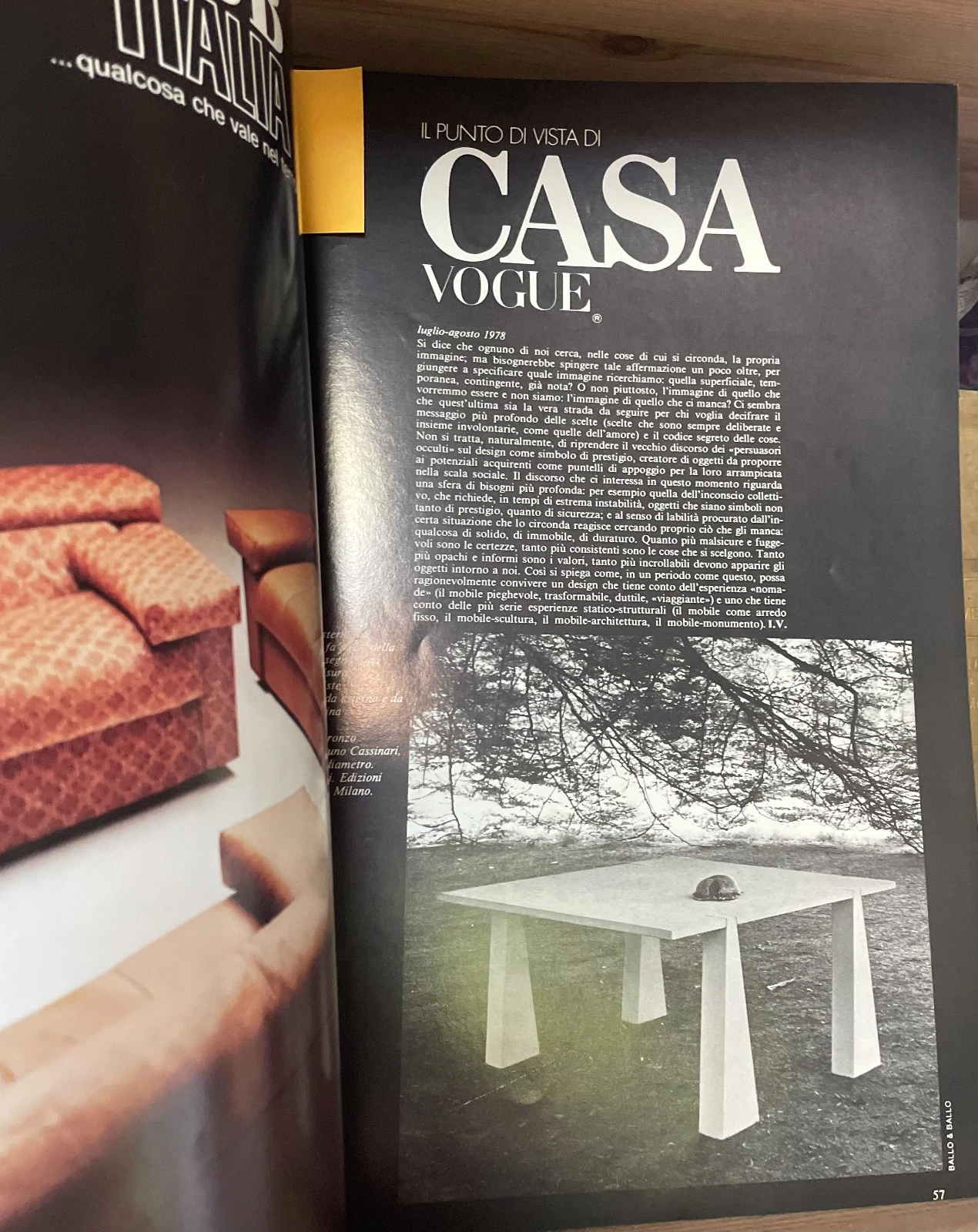 Casa Vogue luglio/agosto 1978 n. 84-85 villa del Cerrettino villa Albrizzi - immagine 6