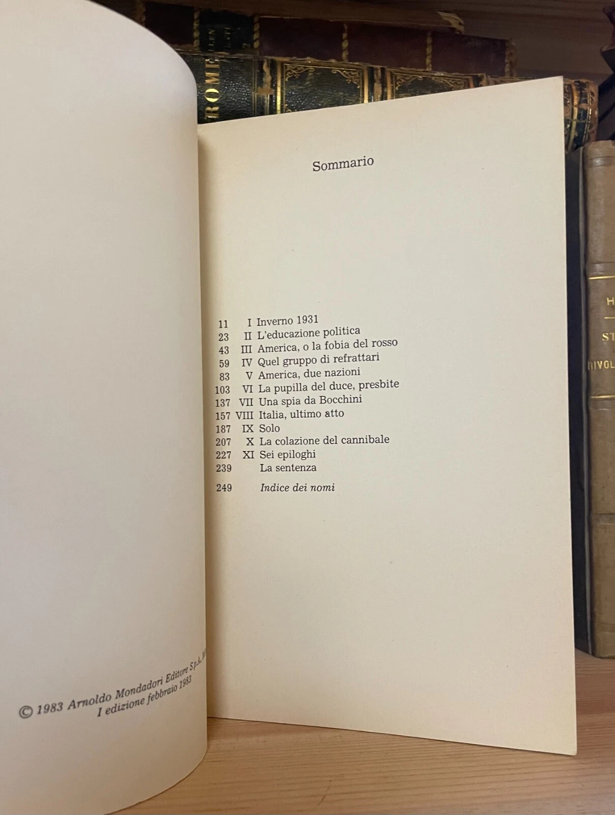 Giuseppe Fiori L'anarchico Schirru Mondadori 1983 - immagine 5