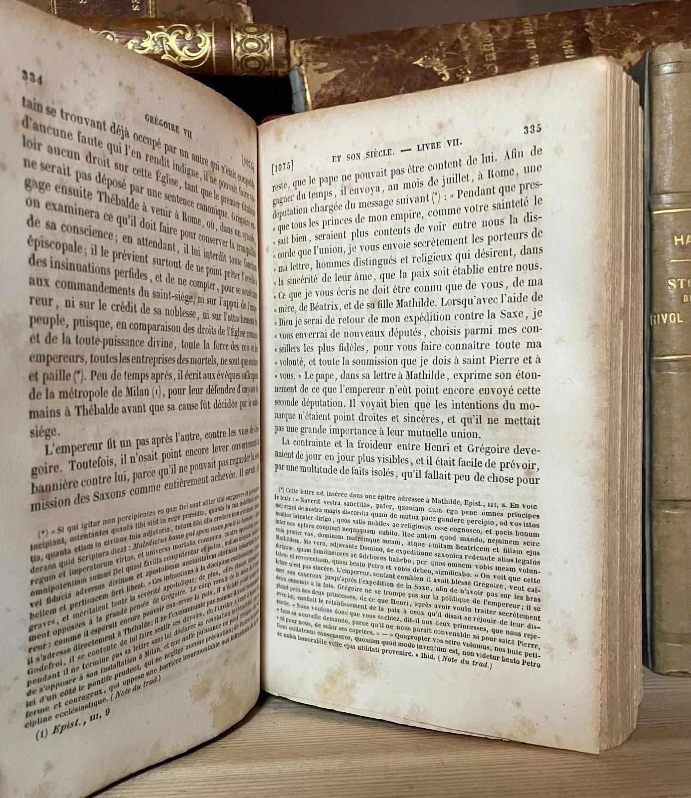 Histoire du Pape Grégoire VII et de son siècle par J. Voigt troisième ed. 1842 - immagine 18