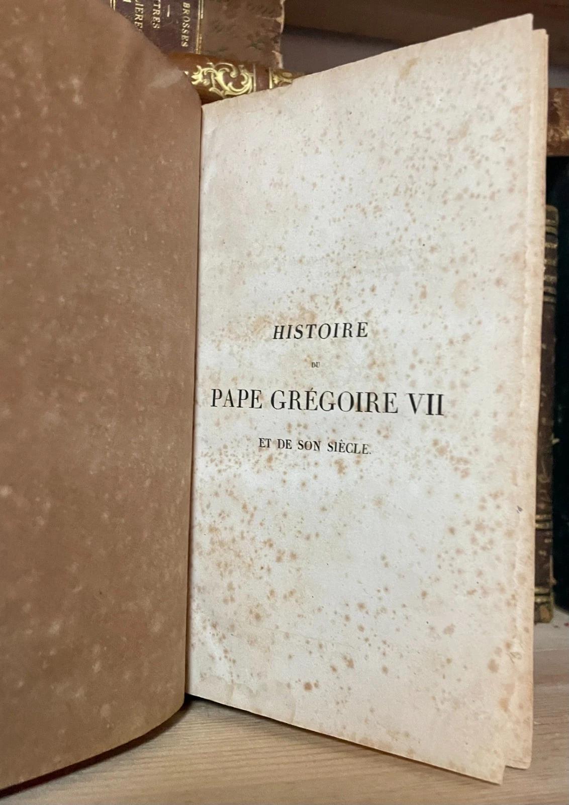 Histoire du Pape Grégoire VII et de son siècle par J. Voigt troisième ed. 1842 - immagine 6