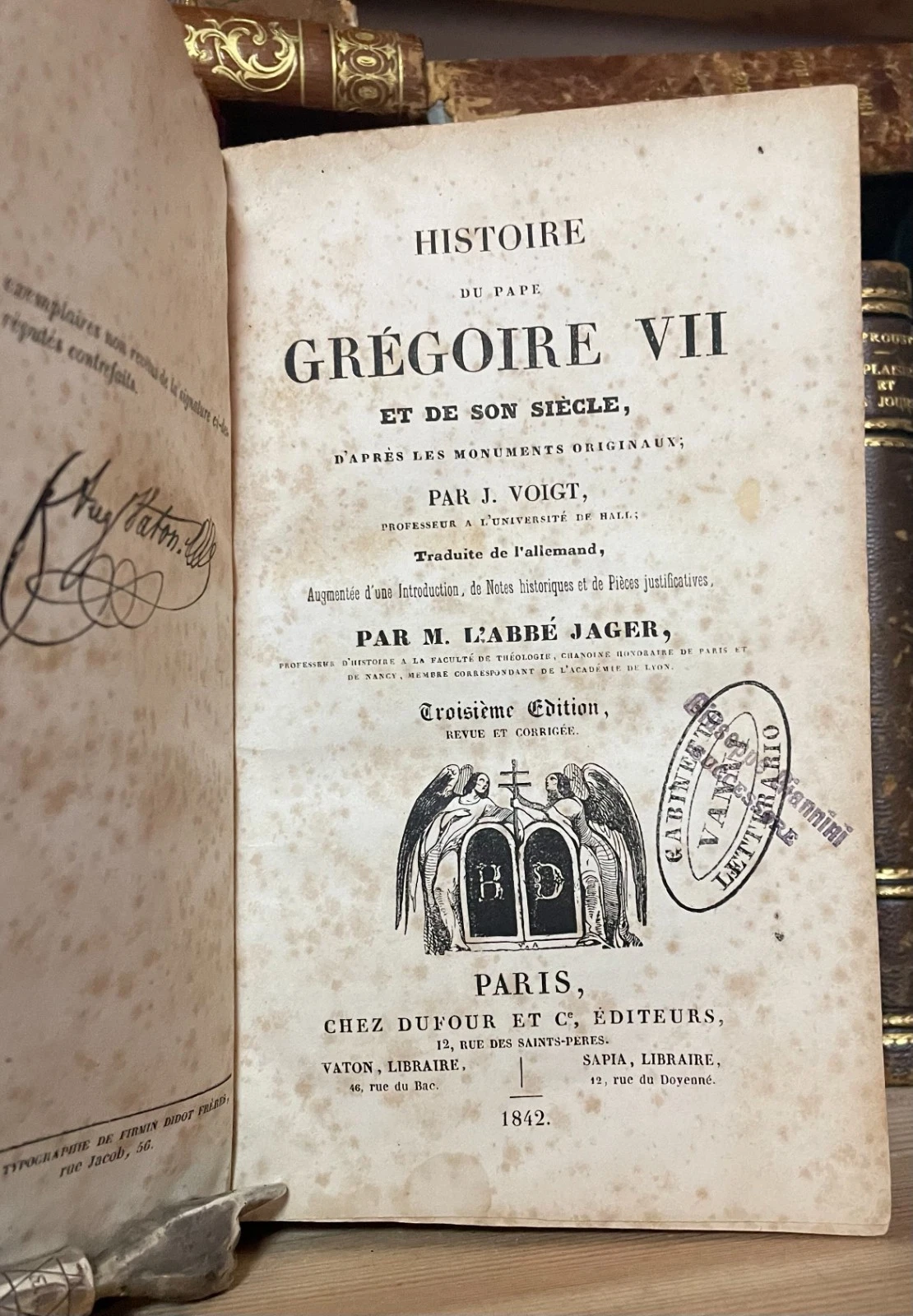 Histoire du Pape Grégoire VII et de son siècle par J. Voigt troisième ed. 1842 - immagine 8