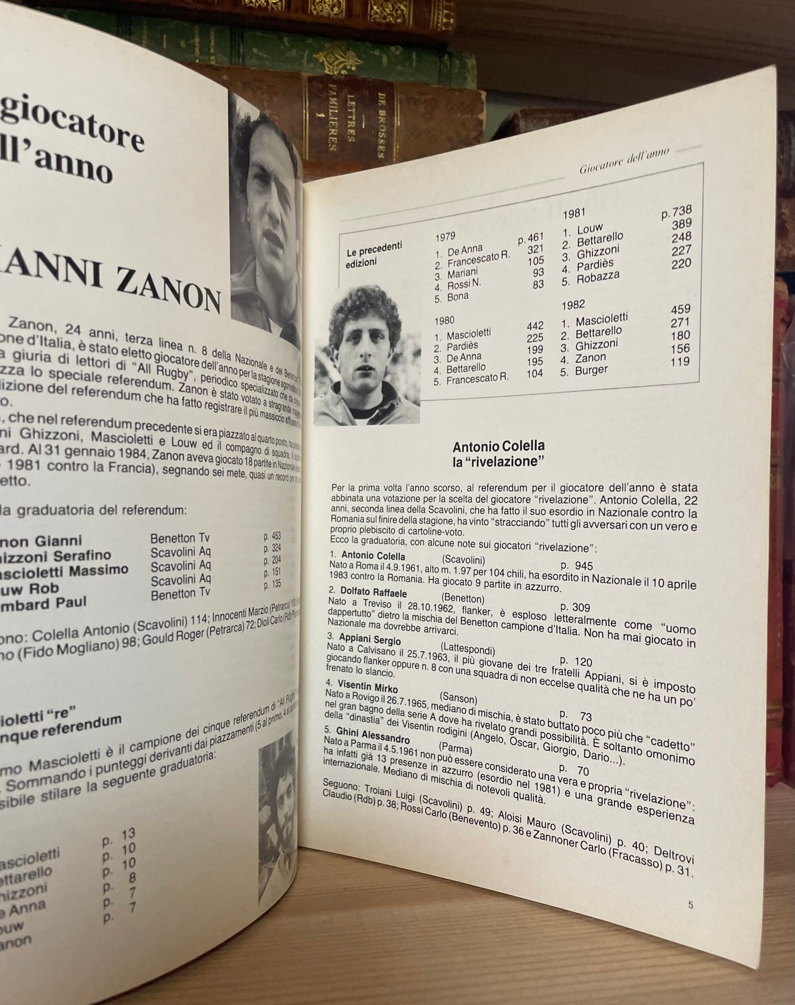 Ravagnani Vason Annuario Italiano e Internazionale Tuttorugby 84 La Guida Ed. - immagine 4