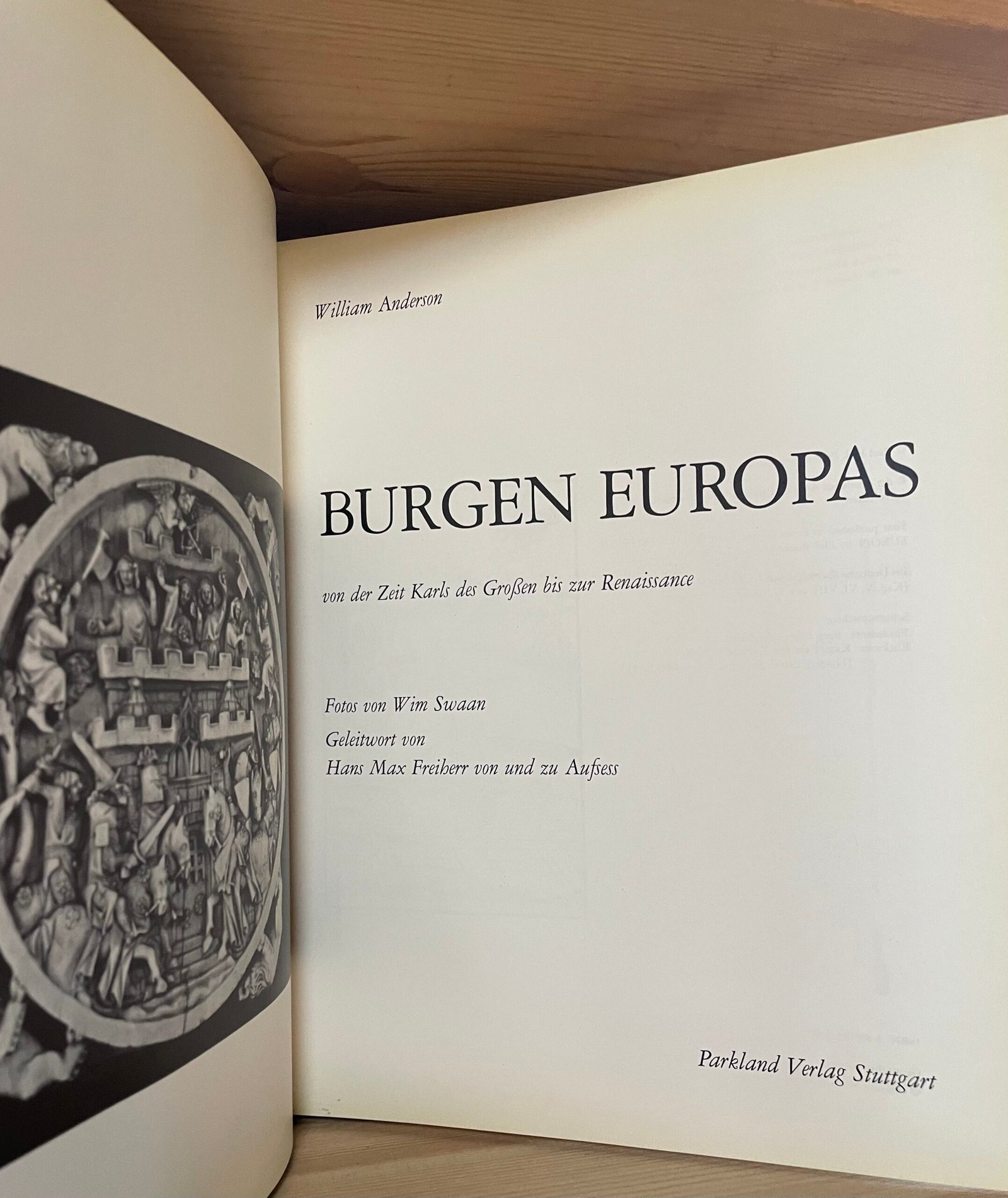 William Anderson Burgen Europas Parkland Veralg Stuttgart 1980 - immagine 6