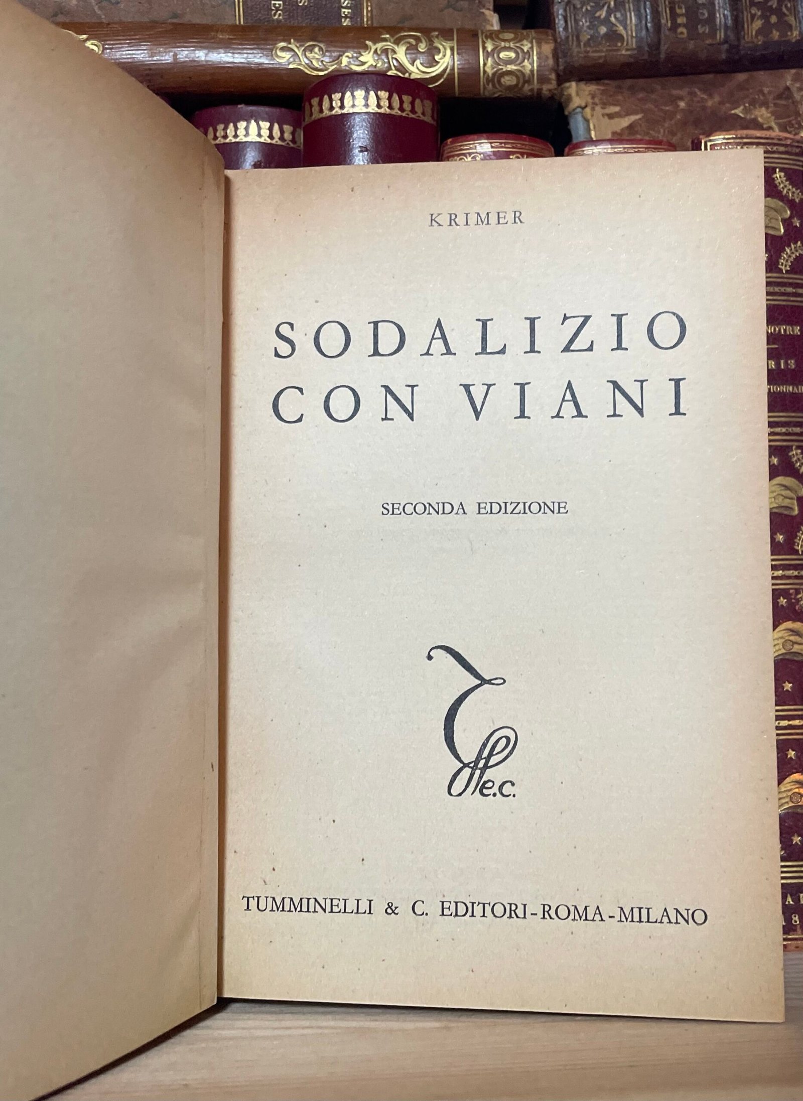 Krimer Sodalizio con Viani seconda ed. Tumminelli 1938 - immagine 5