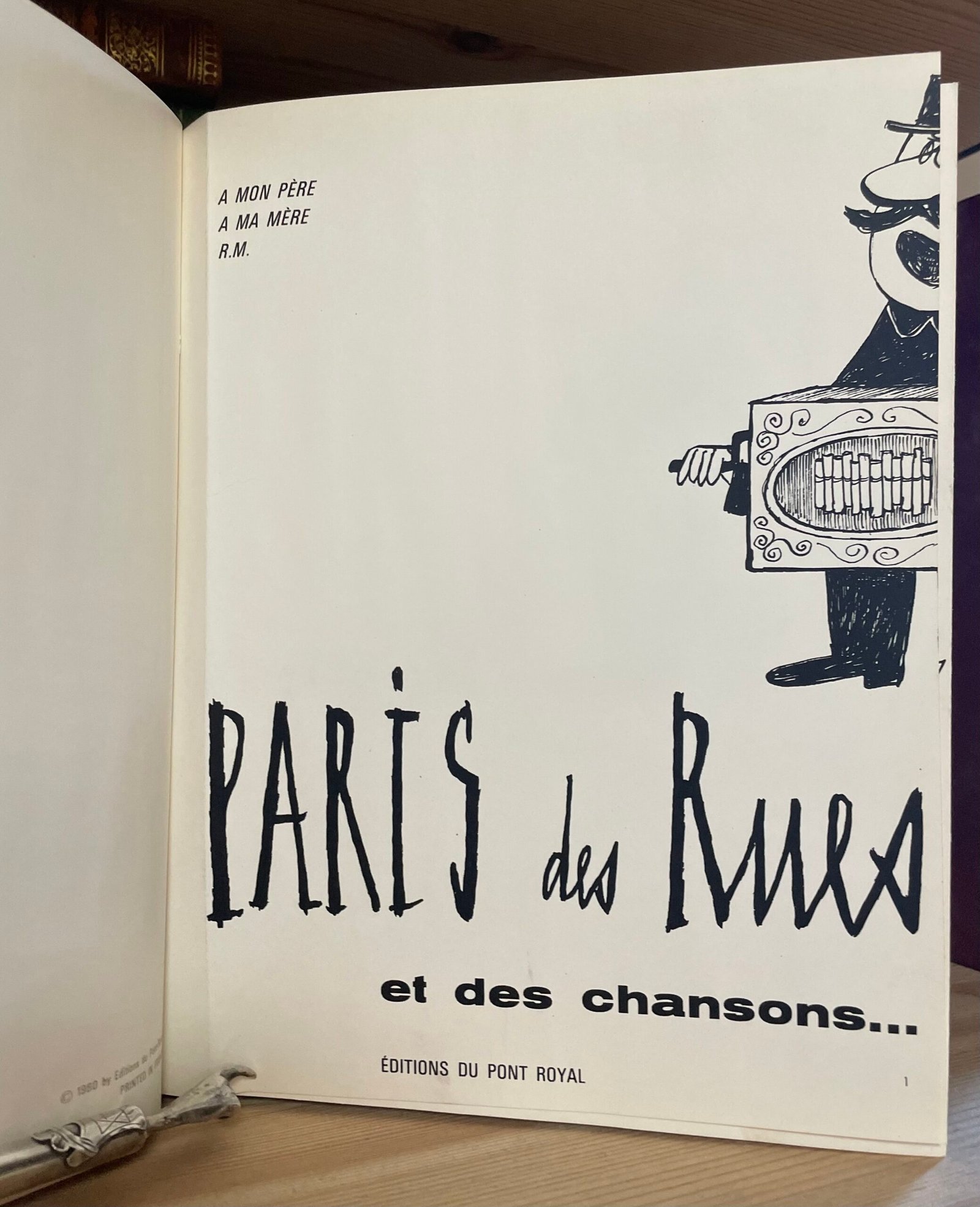 René Maltête Paris des rues et des chansons Editions du Pont Royal 1960 - immagine 5