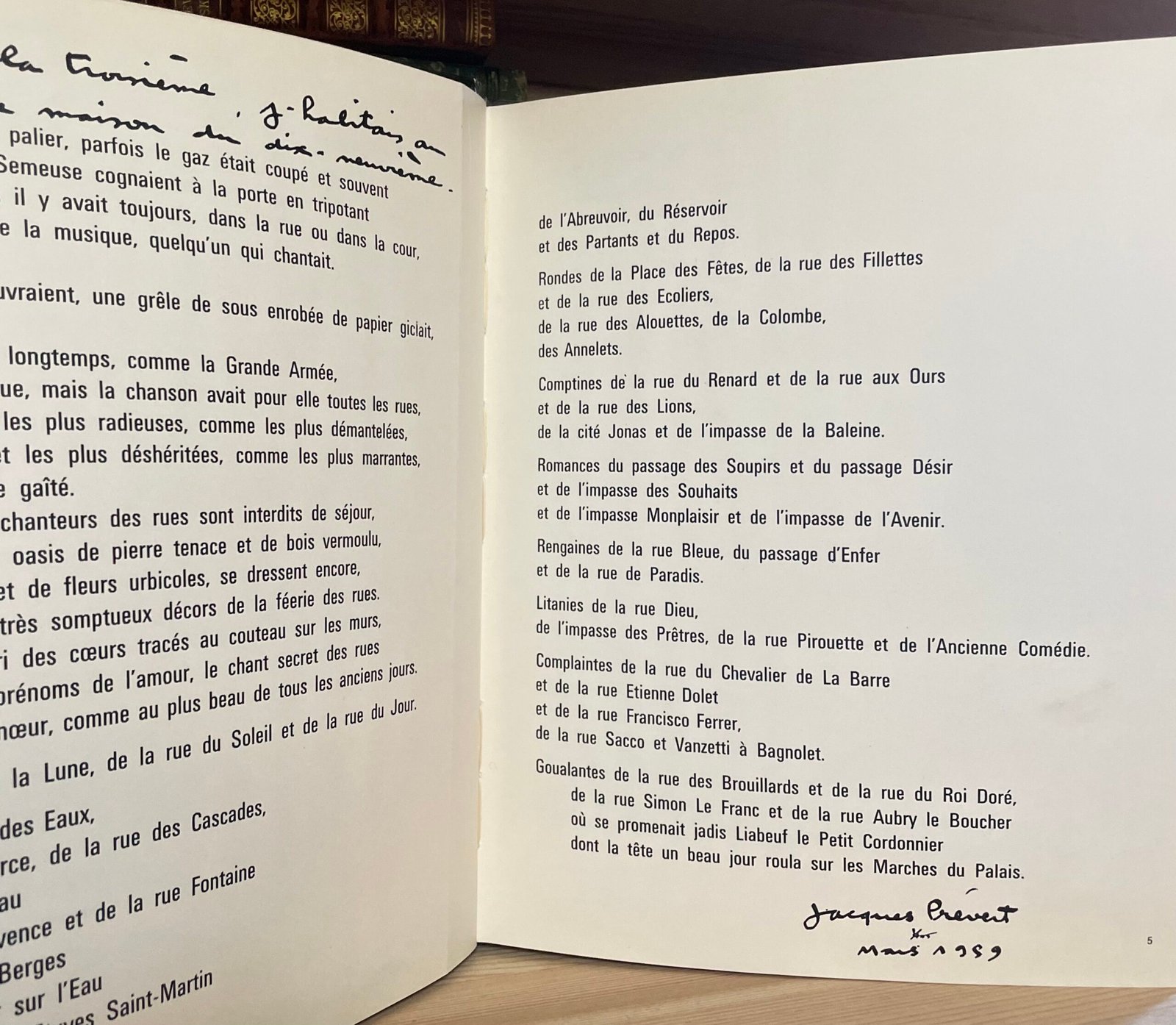 René Maltête Paris des rues et des chansons Editions du Pont Royal 1960 - immagine 9